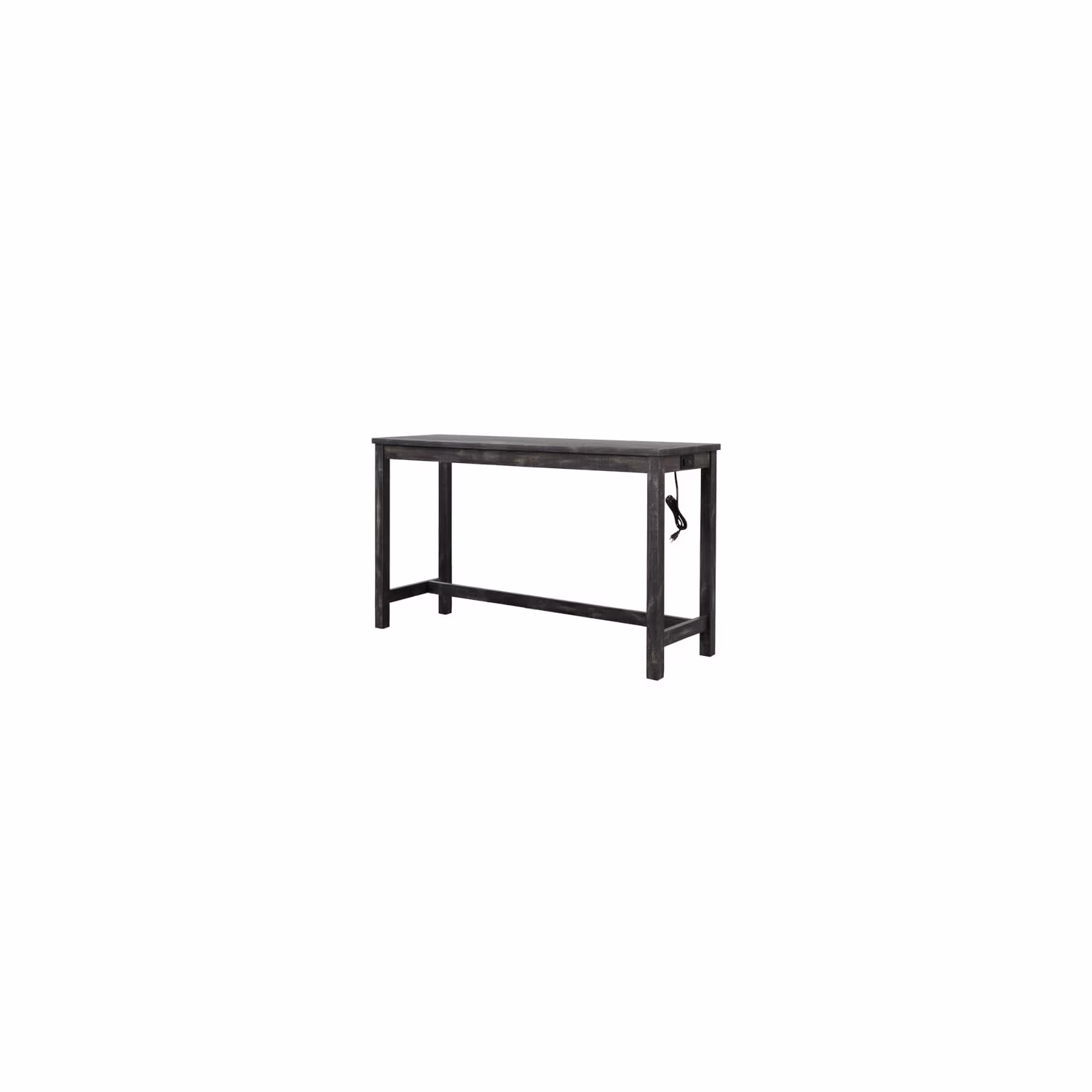 Best Master Furniture Yosef Rectangular Transitional Wood Bar Table in Oak