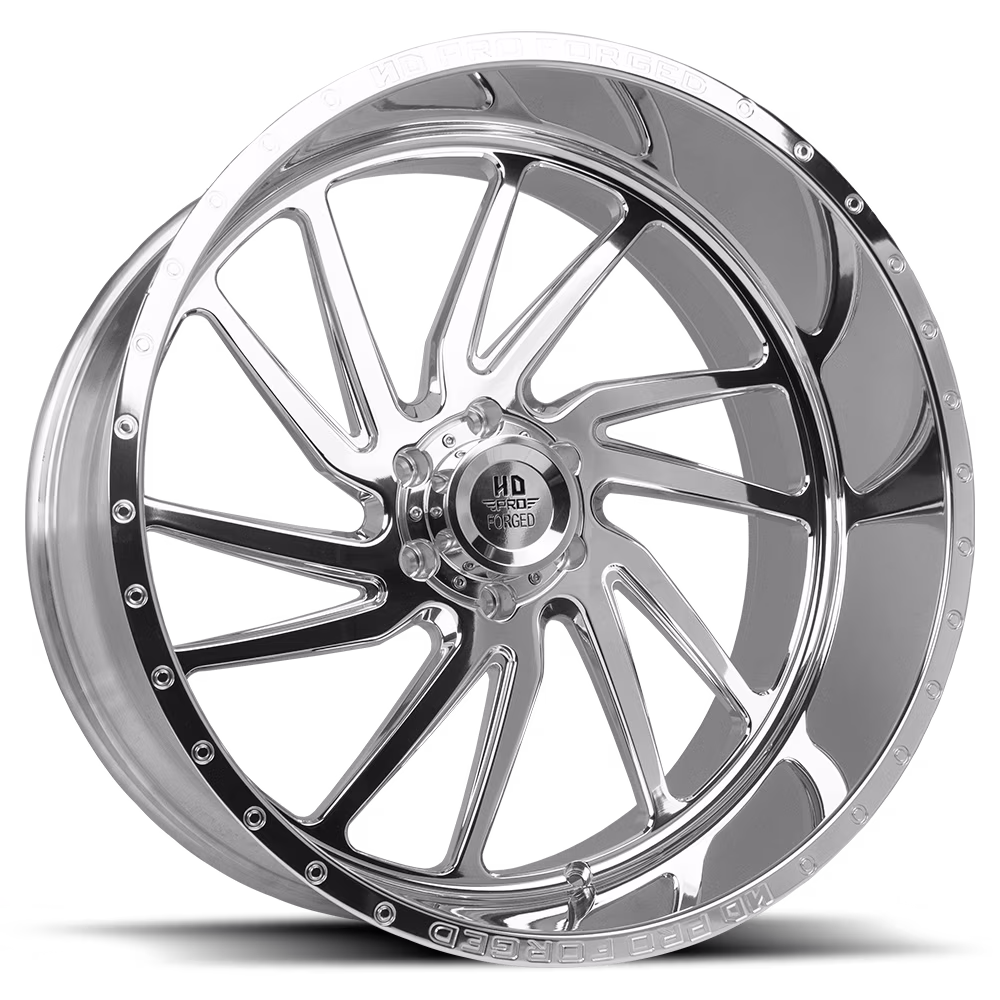 FORGED HDPRO-01 HORNET 24X12 8X170 -44 125 High Polished (Right) Wheel