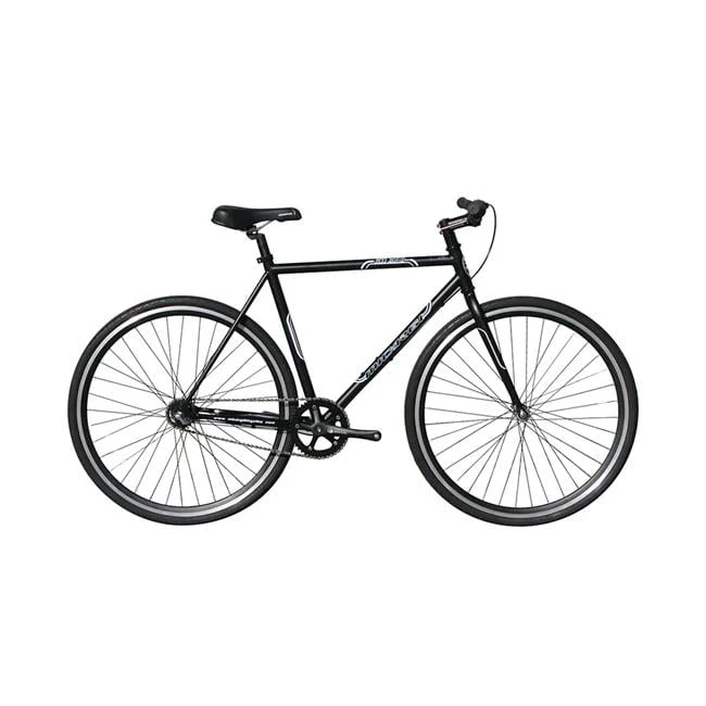 Micargi RD-269-53-MBK 53 cm Hi-Ten Steel & Aluminum Frame Fixed Gear Road Bicycle, Matte Black & Black