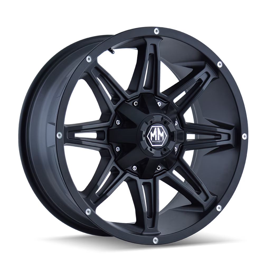 Mayhem Rampage-8090 17X9 8X180 18Et 124.1Cb Matte Black