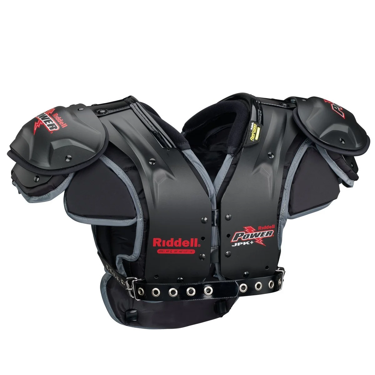 Open Box Riddell JPK+ Medium Junior Varsity Football Shoulder Pads with Integrated Rikord Technology