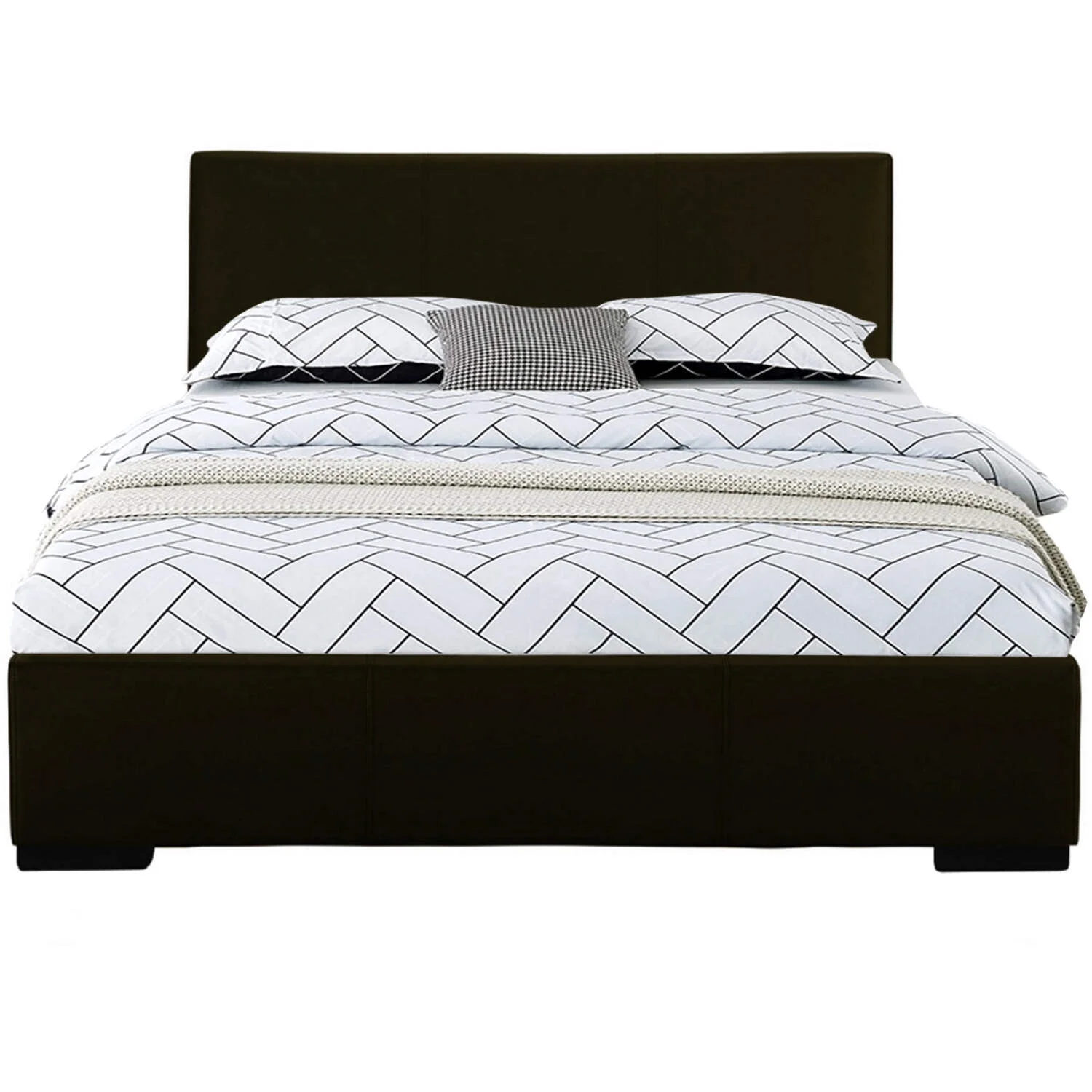 Abbey Platform Bed, Black, King