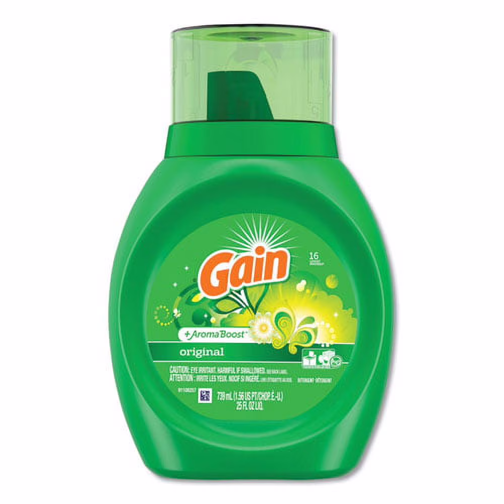 Liquid Laundry Detergent, Original Fresh, 25 Oz Bottle, 6/carton | Bundle of 2 Cartons