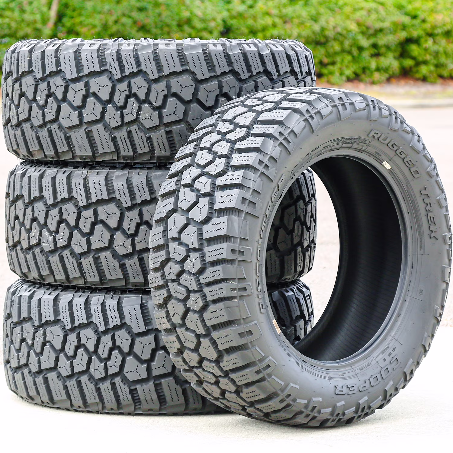 Set of 4 (FOUR) Cooper Discoverer Rugged Trek 265/50R20 111T XL RT R/T Rugged Terrain Tires Fits: 2014-15 Jeep Grand Cherokee Summit, 2019-20 Jeep Grand Cherokee Limited X