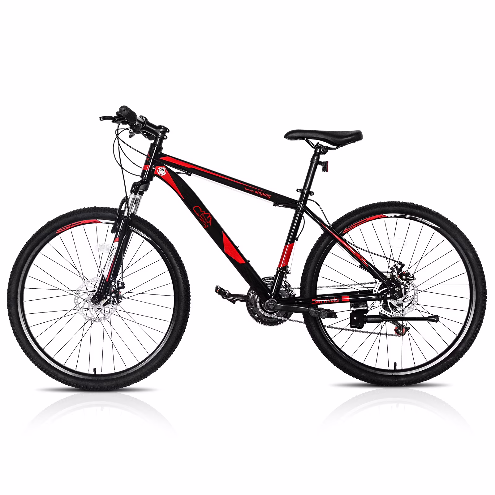 26 inch 21 speed Explorer red black mountain bike
