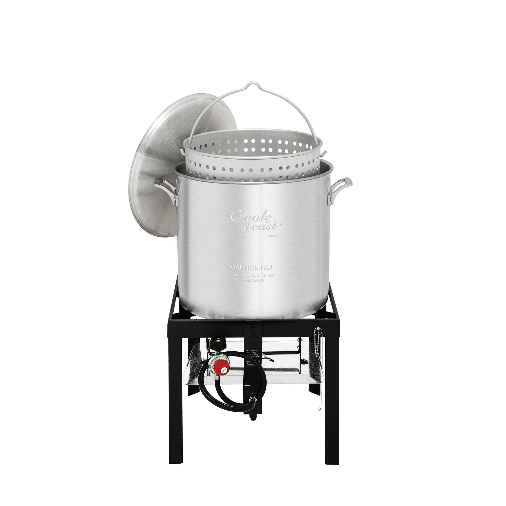 Creole Feast SBK0601, 60QT Seafood Boiling Pot Kit