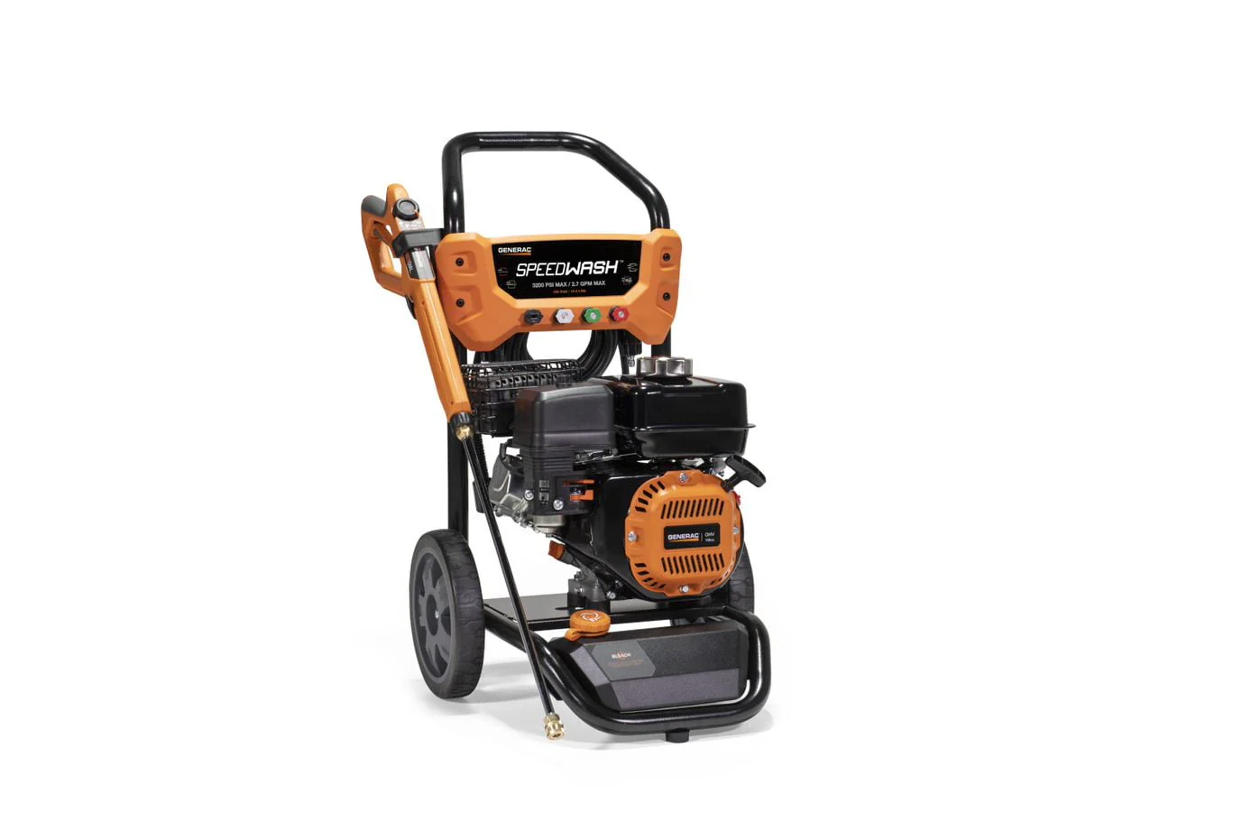 Generac 8902 3200 PSI 2.7 GPM Speedwash�?Residential Gas Powered Pressure Washer with Soap Tank