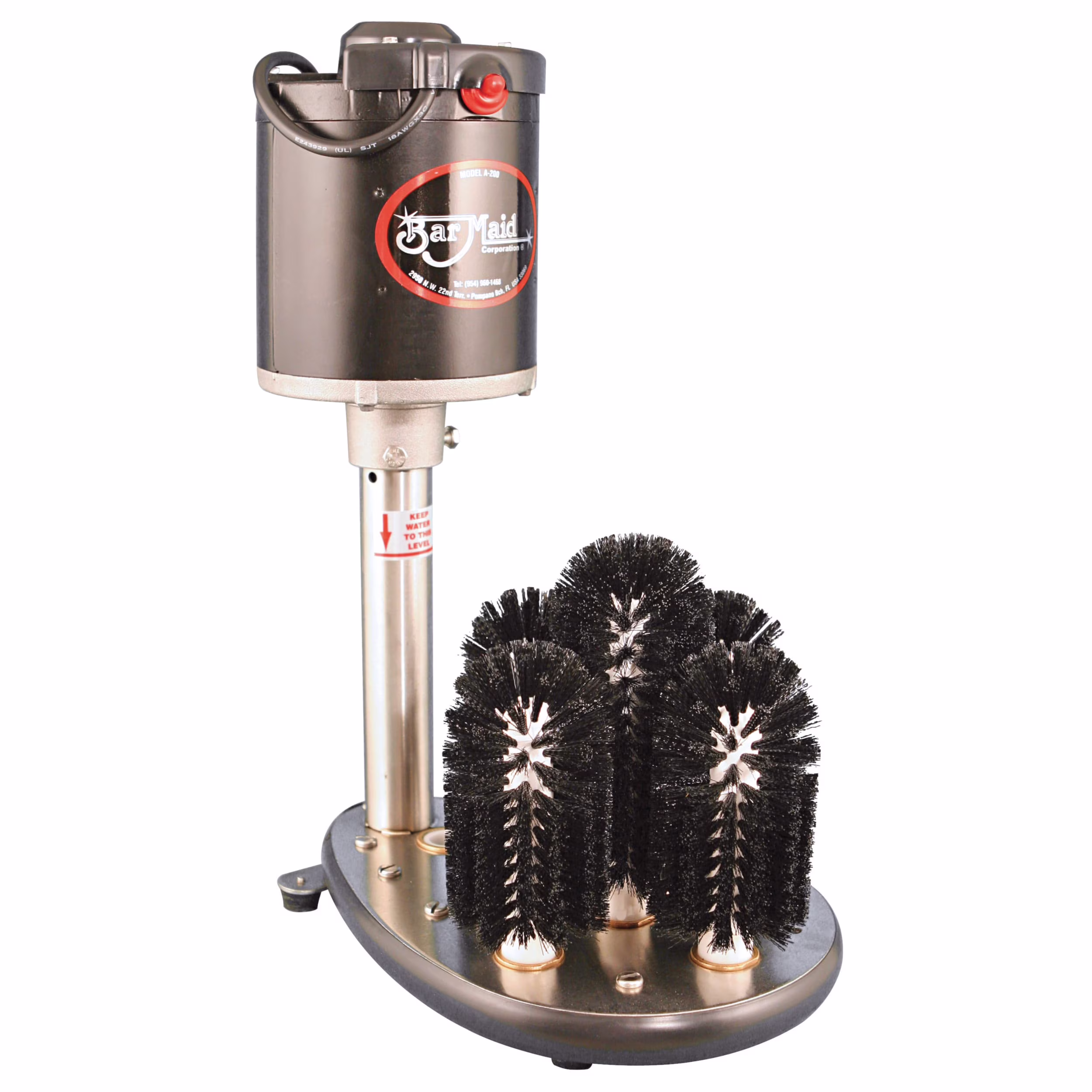 Bar Maid A-200 Upright 5-Brush Electric Glass Washer