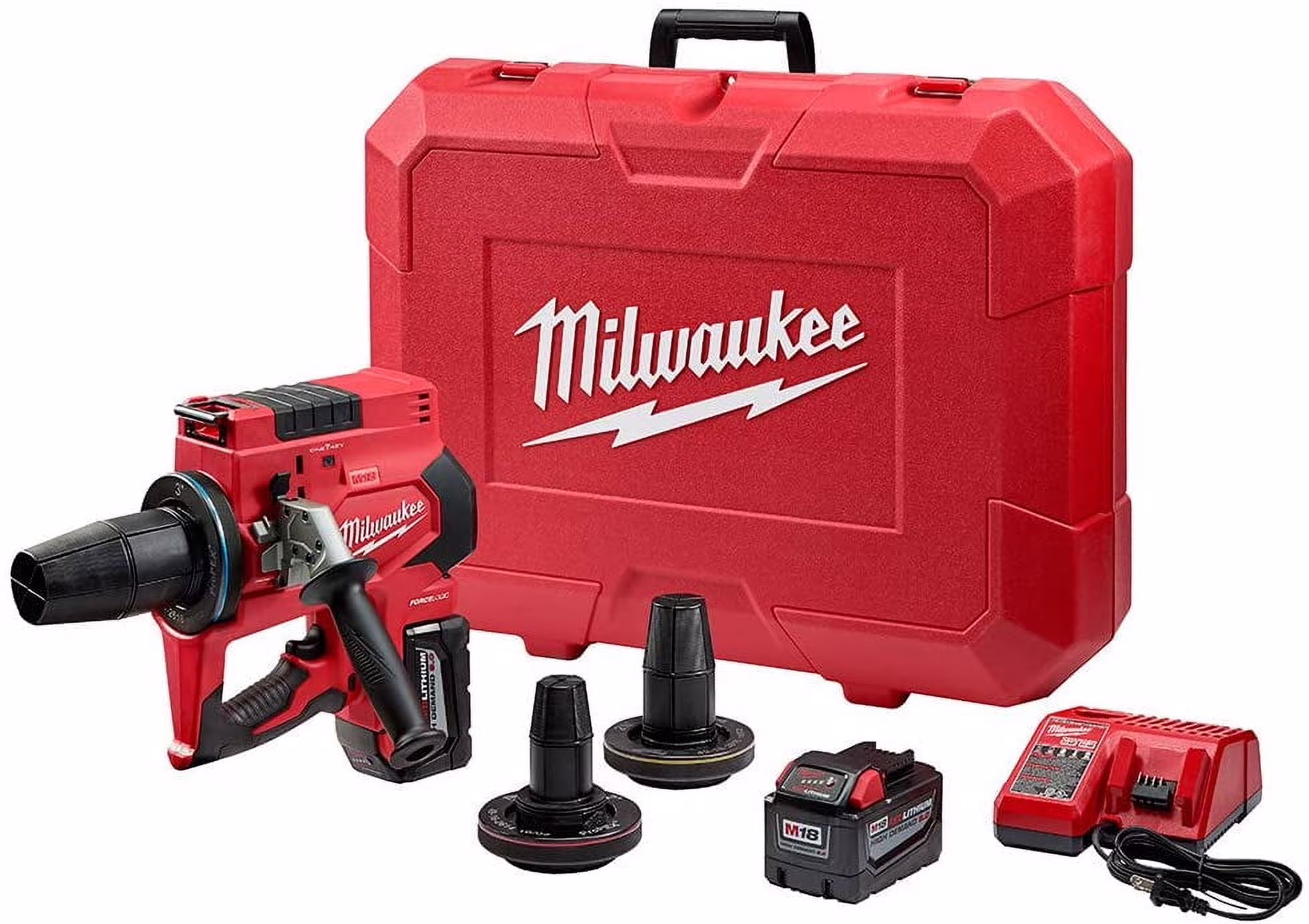 Milwaukee Tool 2633-22HD M18 One-Key 18V Cordless Force Logic 2-Inch to 3-Inch ProPEX Expansion Kit with (2) 8.0Ah Batteries