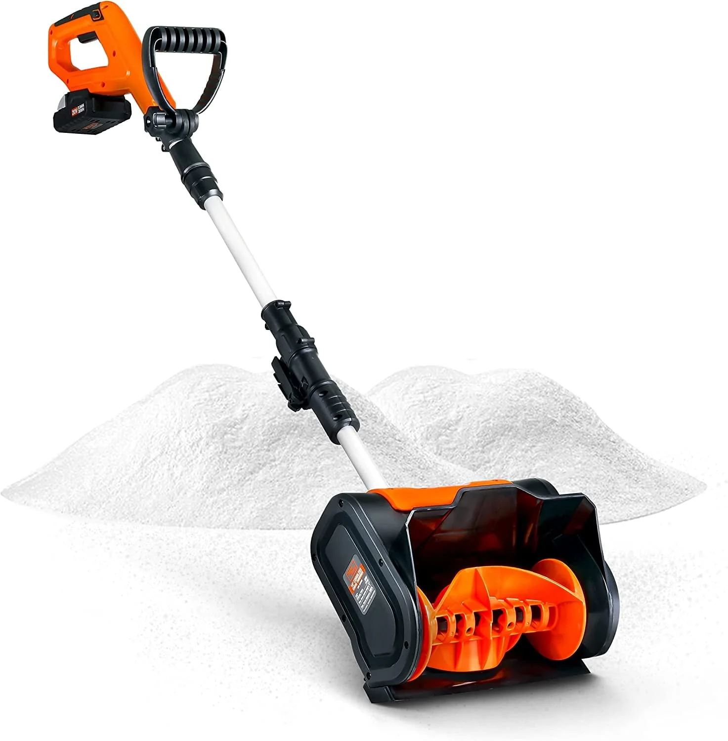 SuperHandy Electric Snow Thrower & Shovel - 20V 2Ah Cordless Battery System