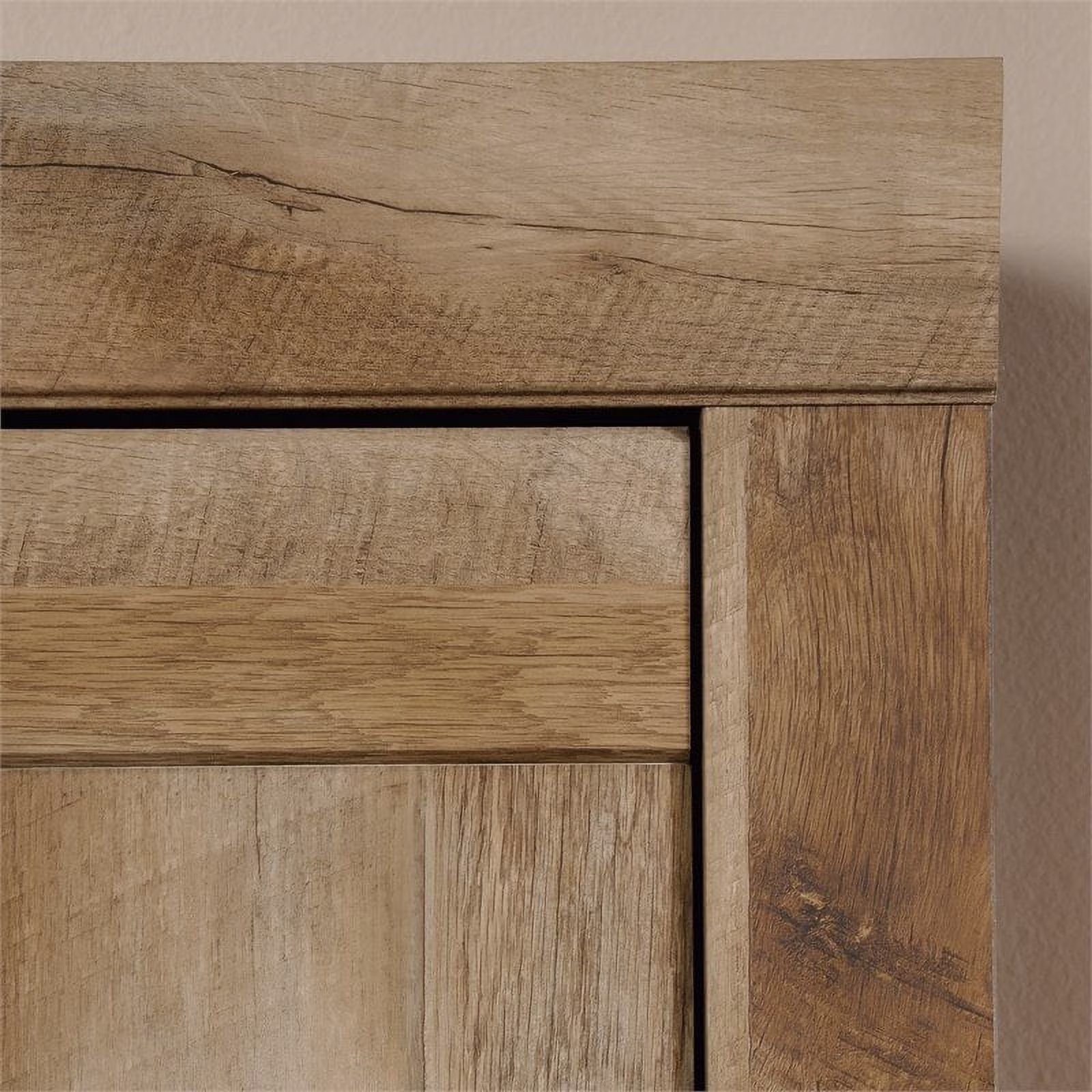 Sauder Adept Storage Cabinet in Craftsman Oak