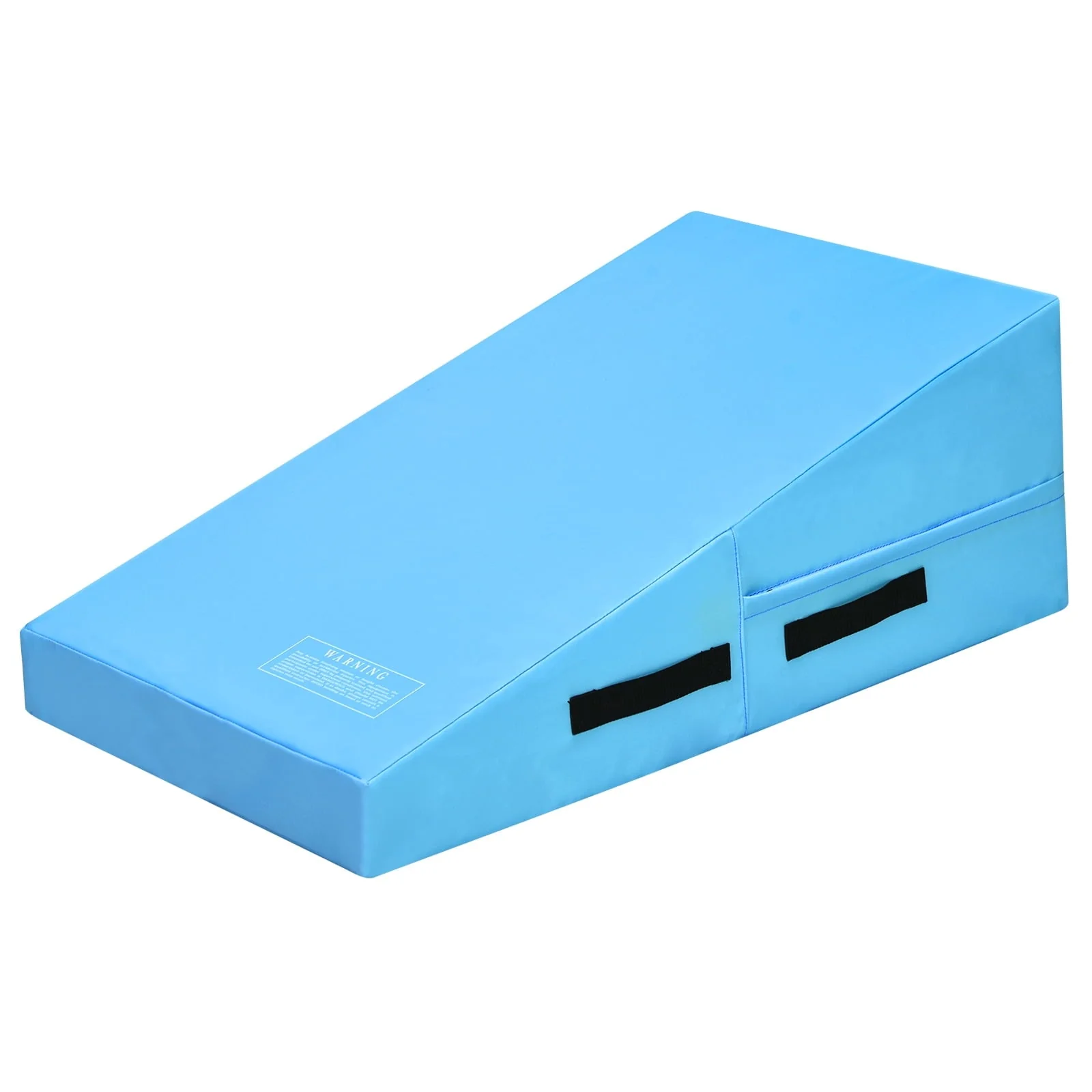 Topbuy Incline Gymnastic Mat Slope Fitness Wedge Mat Ideal for Tumbling Practice & Exercise Blue