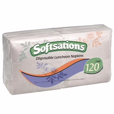 EcoQuality 1/4 Fold Lunch Napkin, Dispenser Napkin Refill, Everyday Napkins, Perfect for Restaurants, Diners, Bodegas & Home (6000)