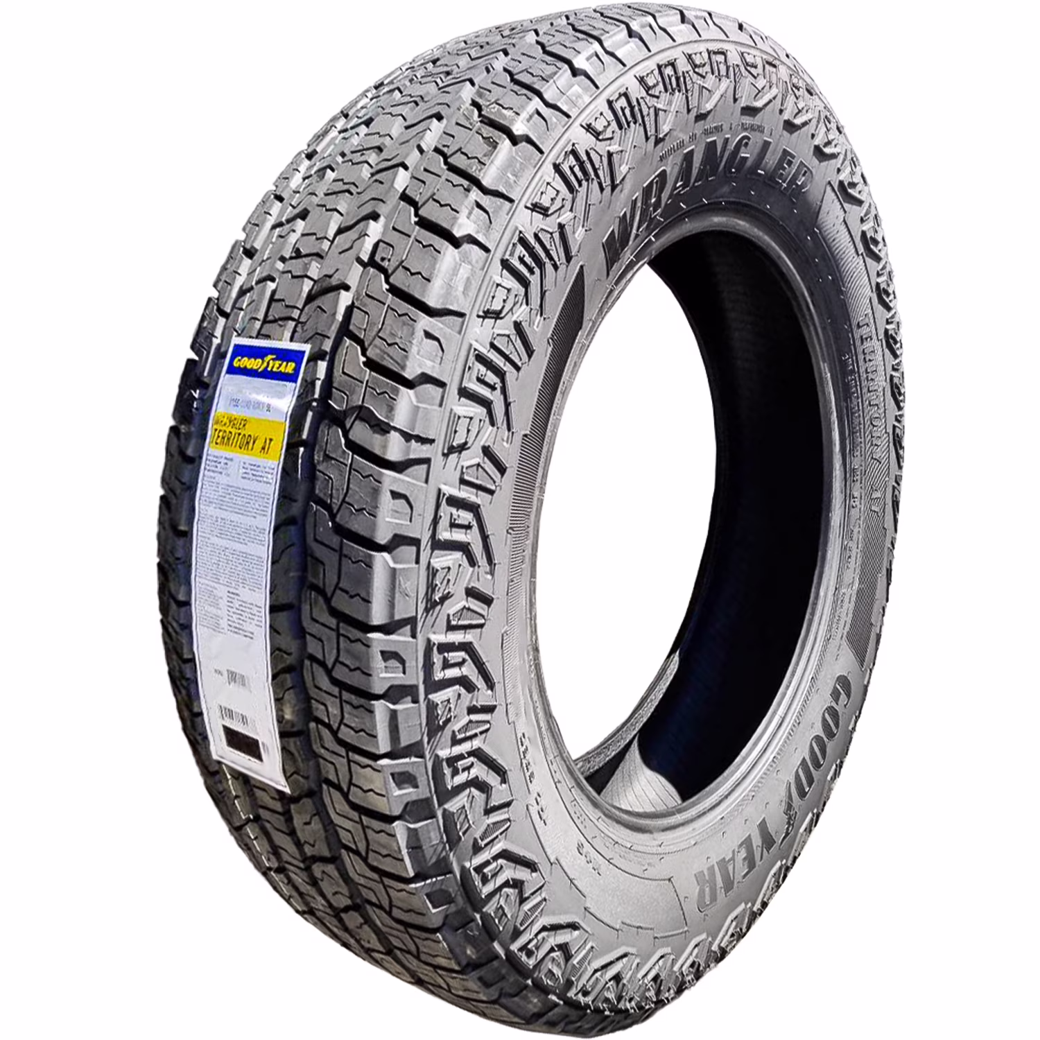 Set of 4 (FOUR) Goodyear Wrangler Territory A/T 265/65R18 114T XL AT All Terrain Tires Fits: 2014-18 Chevrolet Silverado 1500 LTZ, 2014-18 GMC Sierra 1500 SLE