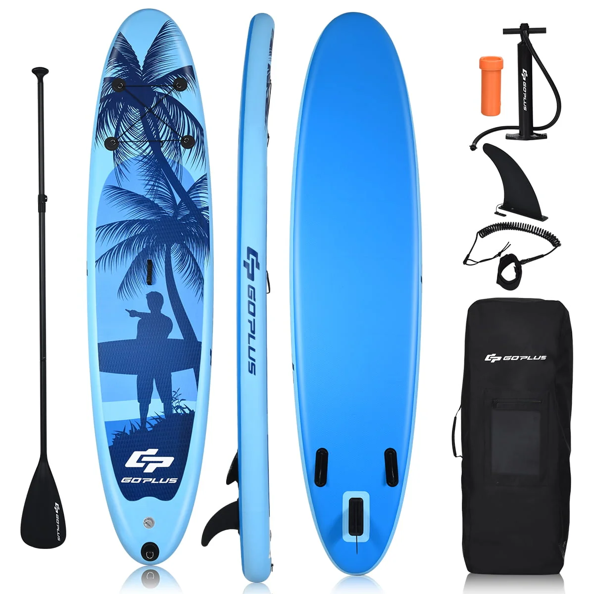 Goplus 9.8' Inflatable Stand Up Paddle Board 6.5�?Thick SUP with Premium Accessorie
