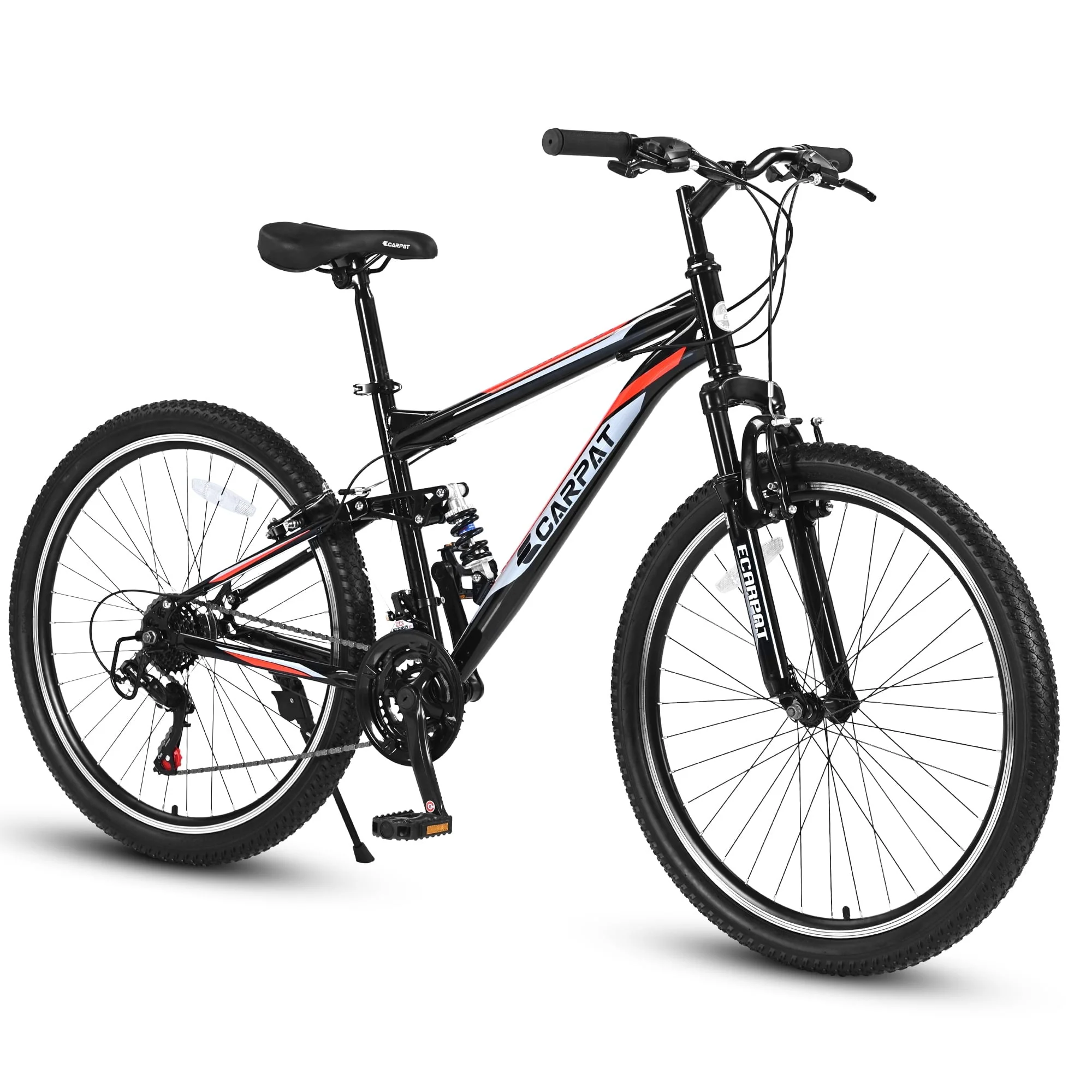 iYofe 26 inch Mountain Bike for Adult, 21-Speed Mountain Bicycle for Roadways, Front and Rear shock absorption, Height Adjustable