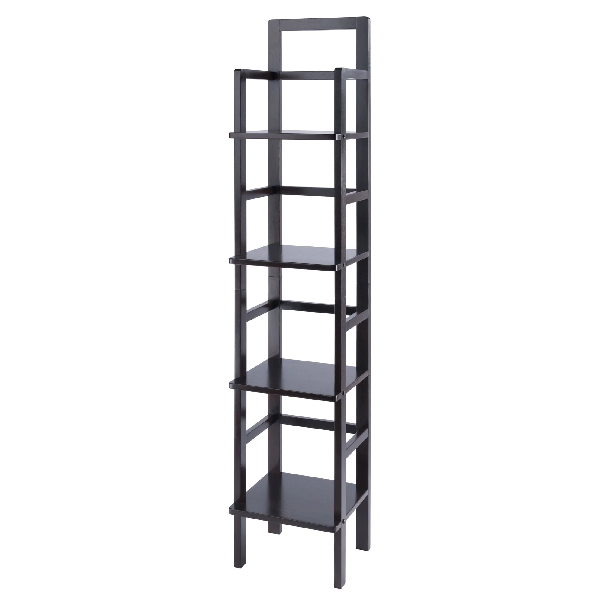 Winsome Wood Aiden Baker's Rack, Narrow, Coffee Finish