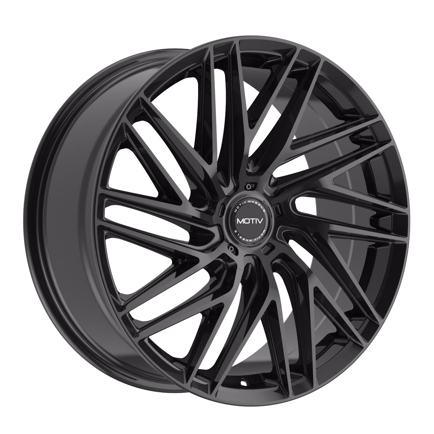 Motiv 22x9 5X4.50 429B Align Black Wheel Rim