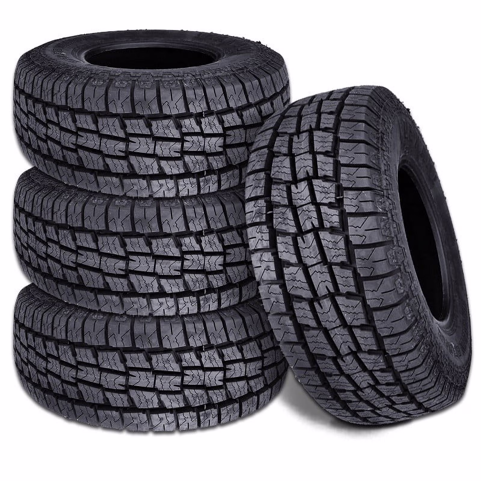Set of 4 Lexani Terrain Beast AT LT 235/75R15 107S 8-PLY All Terrain Truck Tires LXSTAT1575020 / 235/75/15 / 2357515 Fits: 1995-99 Chevrolet Tahoe LT, 1999 Chevrolet Silverado 1500 Base