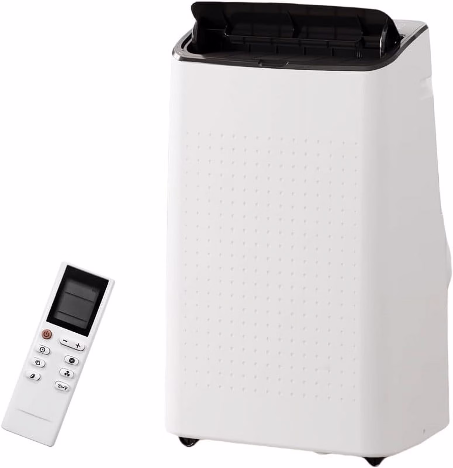 Black Portable Air Conditioner, 3-In-1 AC Unit With Remote Control, 14000 BTU Quiet Air Conditioner With Fan & Dehumidifier, Cools Up to 430 Sq. Ft, Room Air Conditioner With 24-Hour Timer