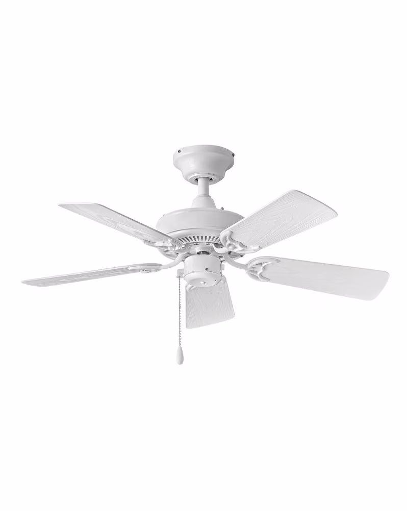 Hinkley Lighting Cabana 36" White Downrod Indoor/Outdoor Blades Ceiling Fan