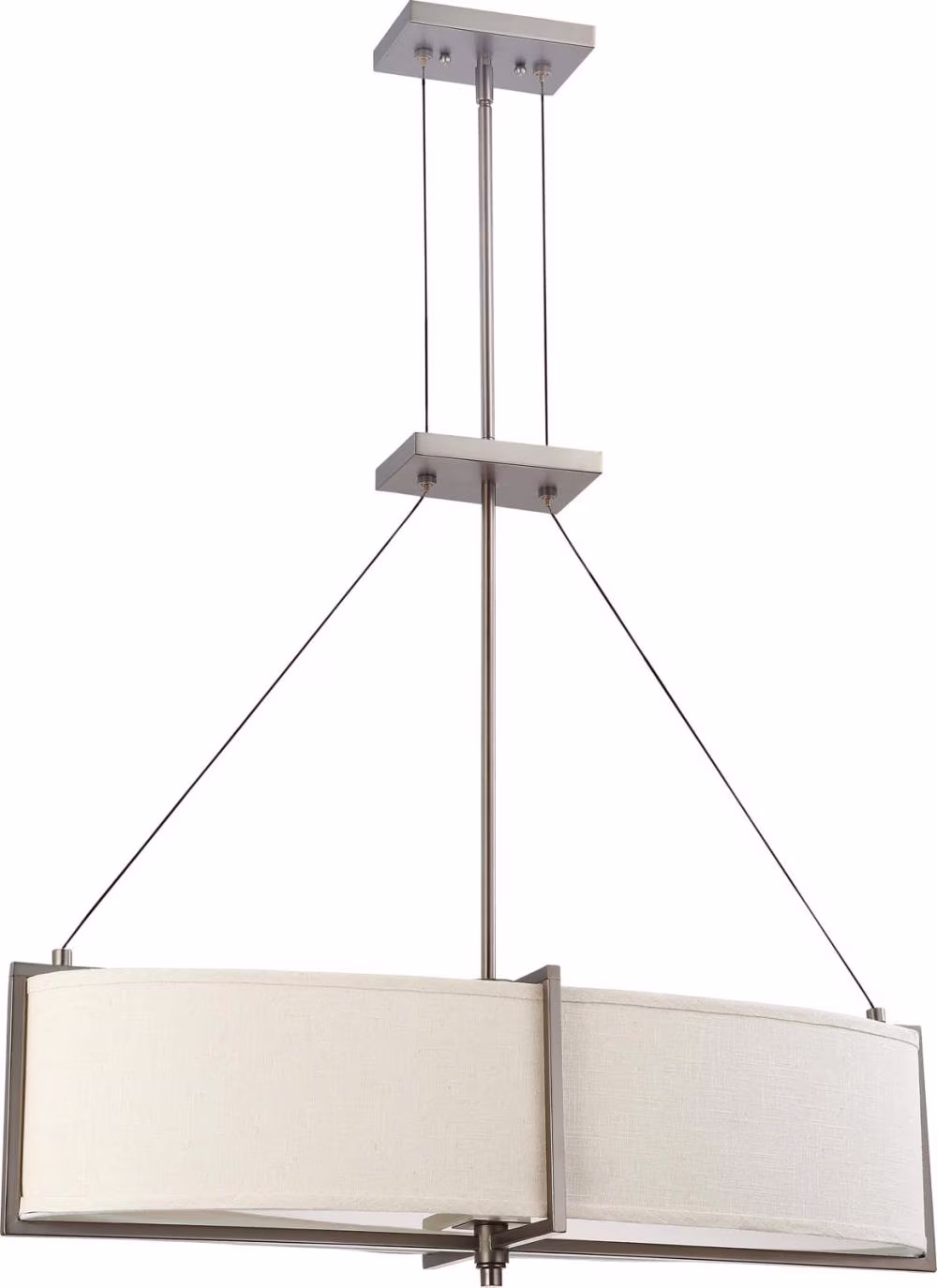 Nuvo Portia 60/4047 4-Light Oval Pendant - 11W in. - Hazel Bronze - ENERGY STAR