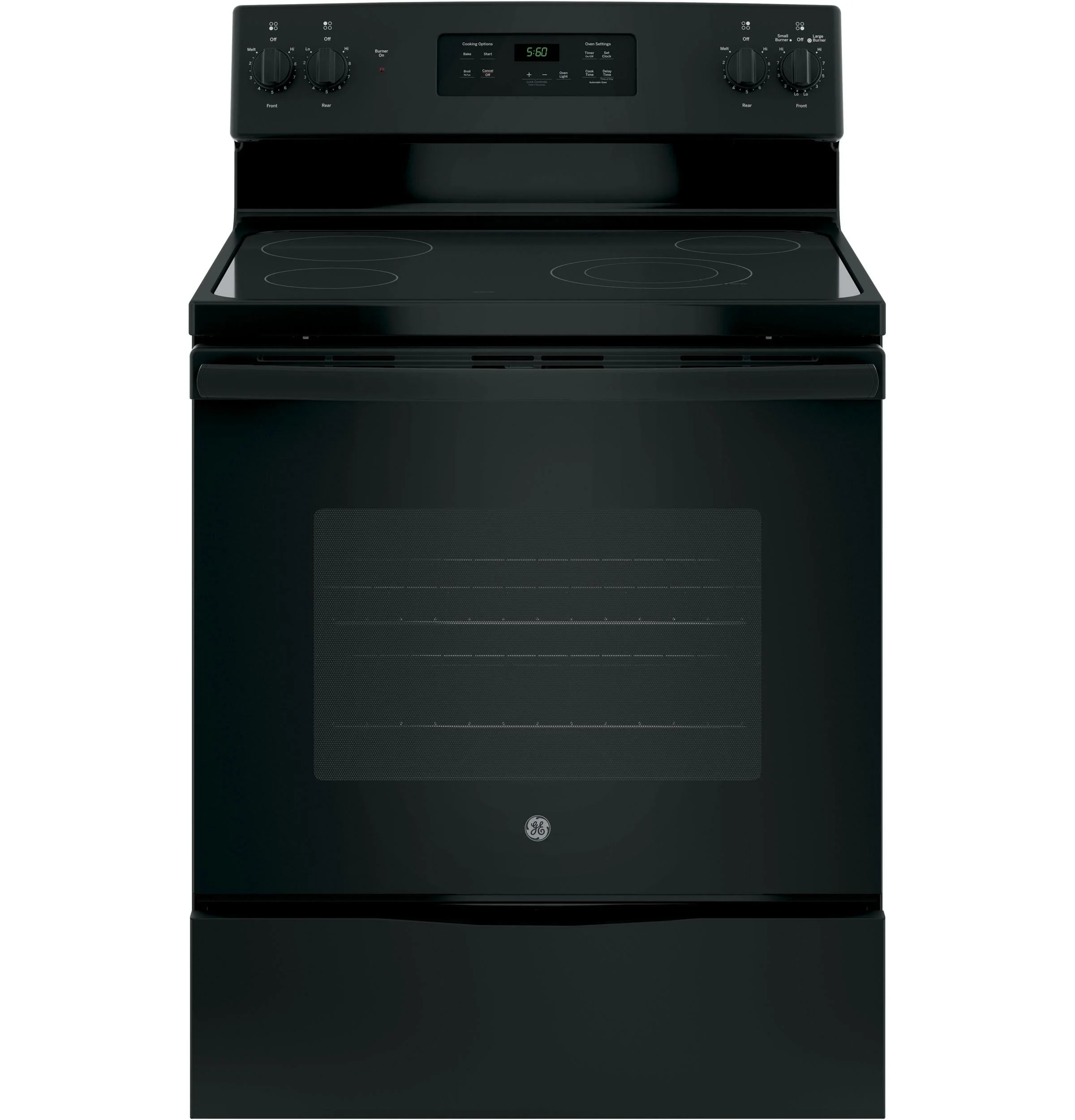 GE Appliances JBS60DKBB 30 Inch Electric Freestanding Range Black