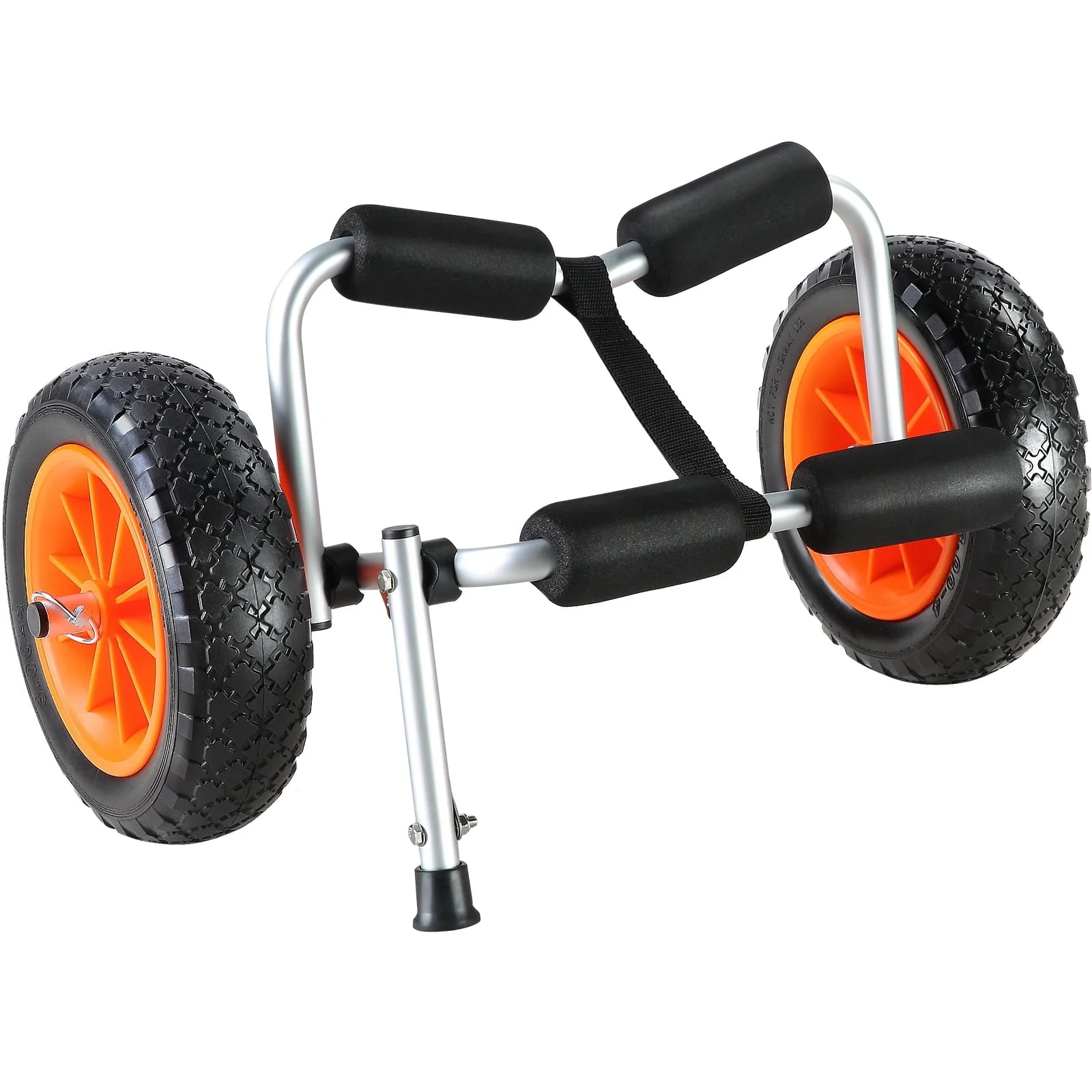 BENTISM Foldable Kayak Cart Canoe Boat Carrier 250lbs Load with 10'' Solid Tires