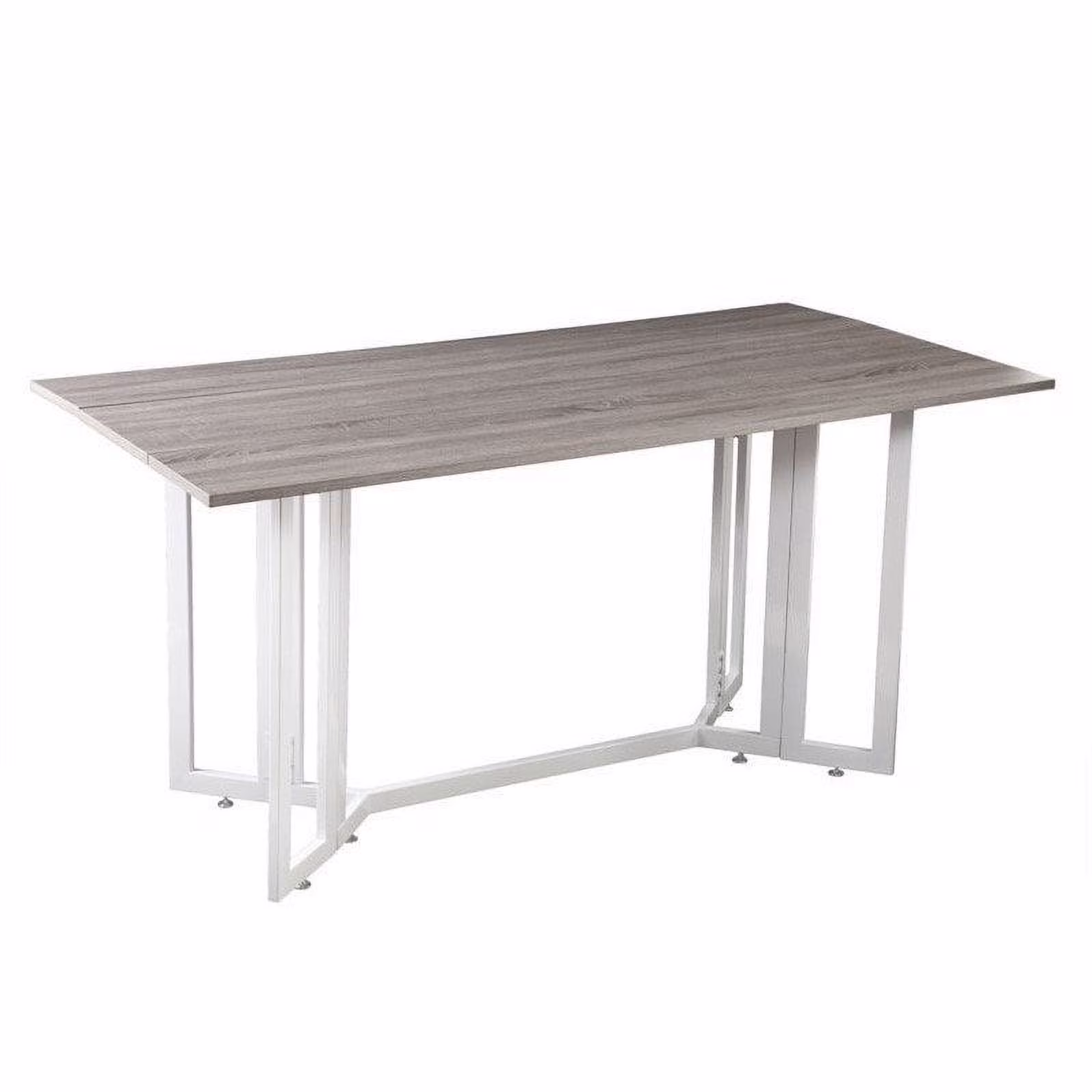Holly & Martin Driness Drop-Leaf Table, Weathered Gray