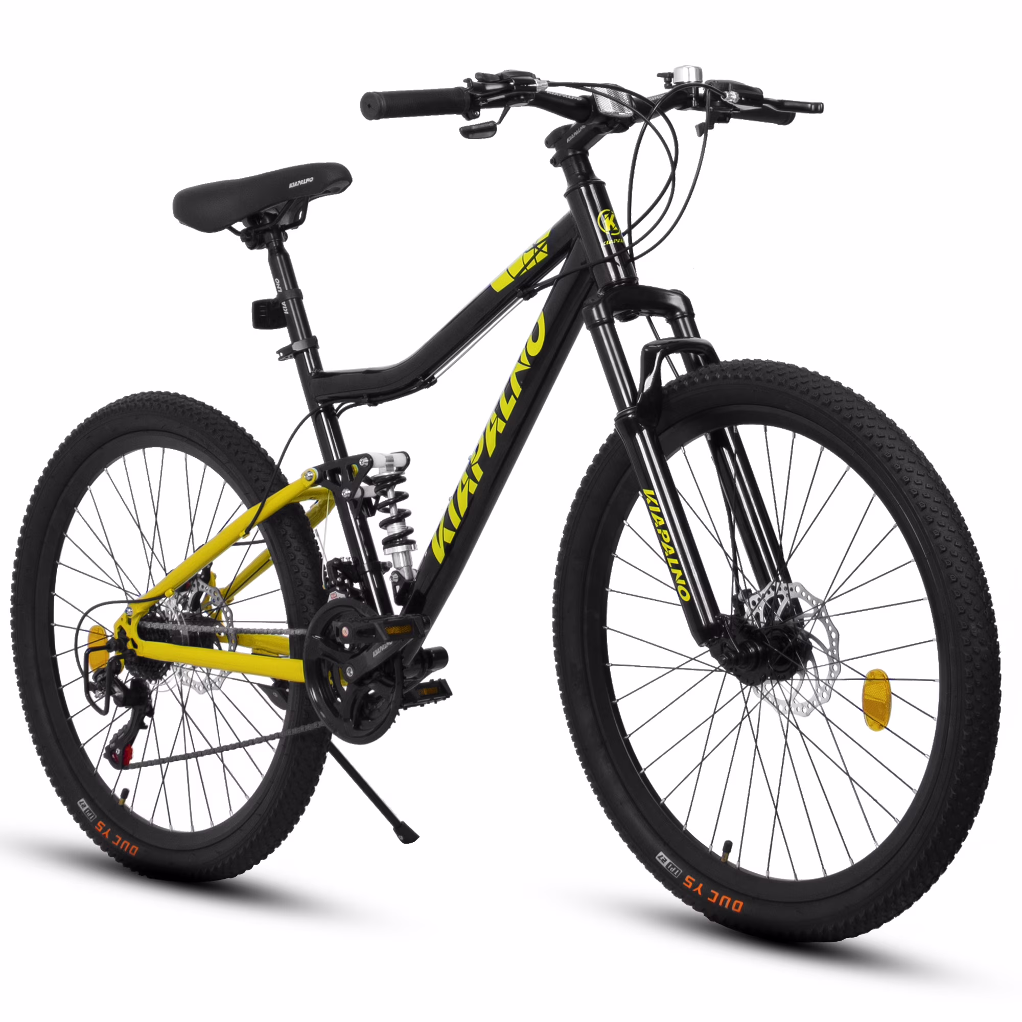 Outdoor Bike A26336-26 Inch Steel Frame Shock Fork Plus Shock Absorber 21-speed Unisex Mountain Bike,Mountain Bike for Outdoor