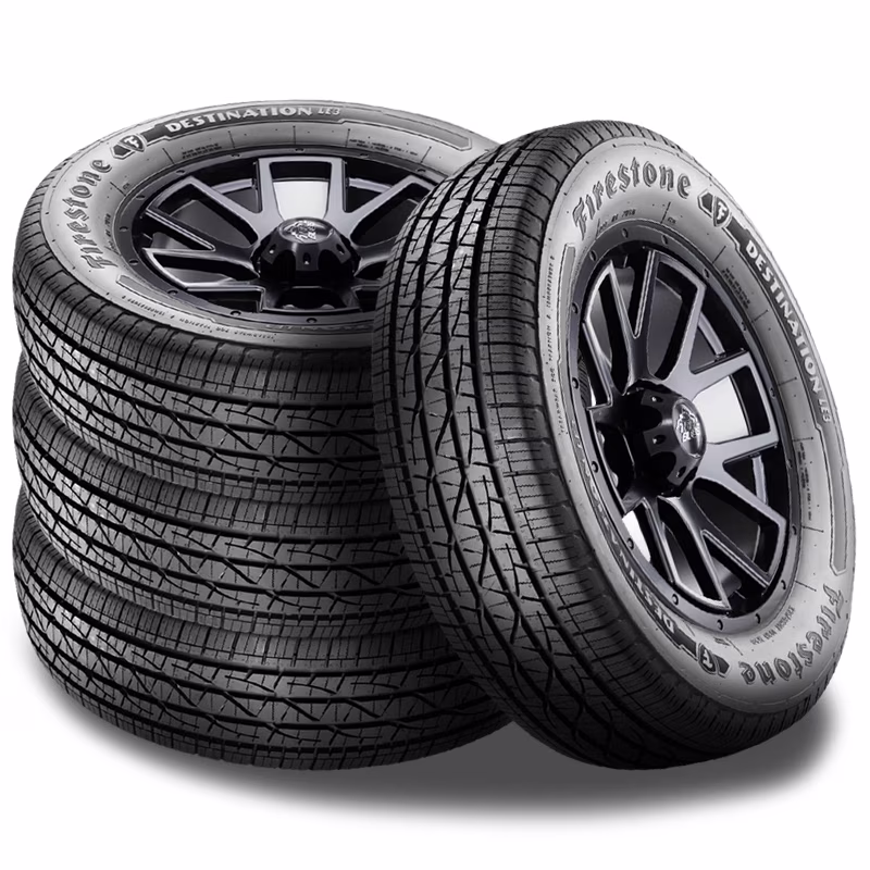 4 Firestone Destination LE3 255/50R19 107H All Season Tires 70K Mileage Warranty FS005398 / 255/50/19 / 2555019