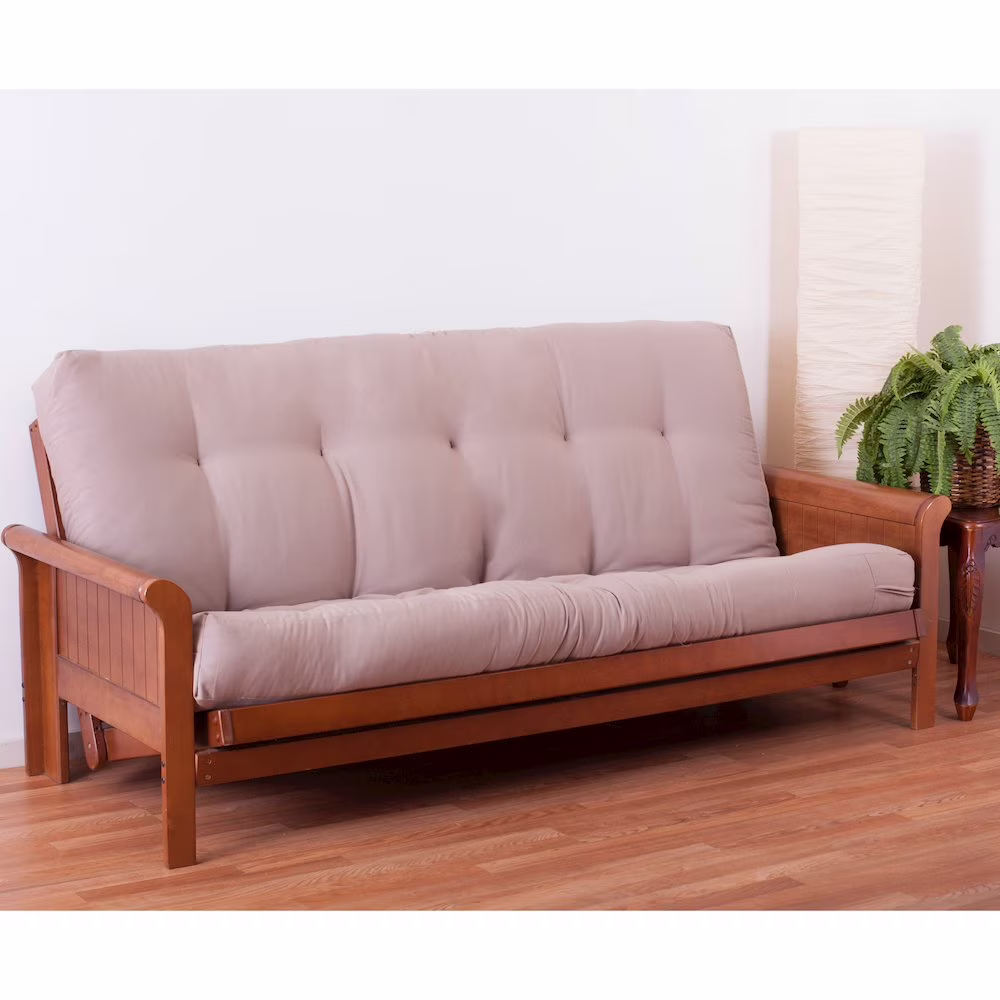 Blazing Needles Renewal 7-inch Twill Queen-size Futon Mattress
