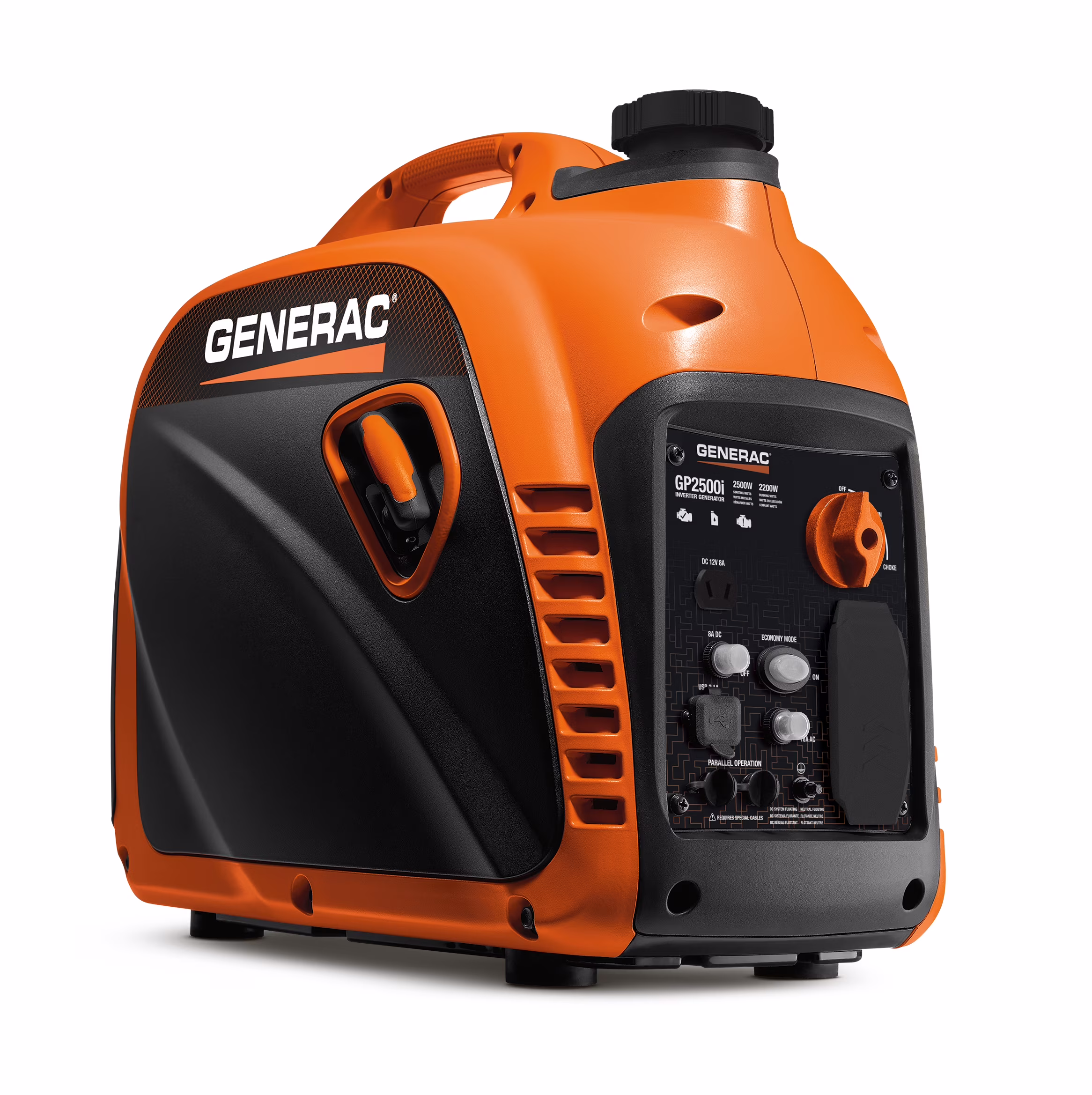 Generac 2500W Recoil Start Inverter Generator, Lightweigh