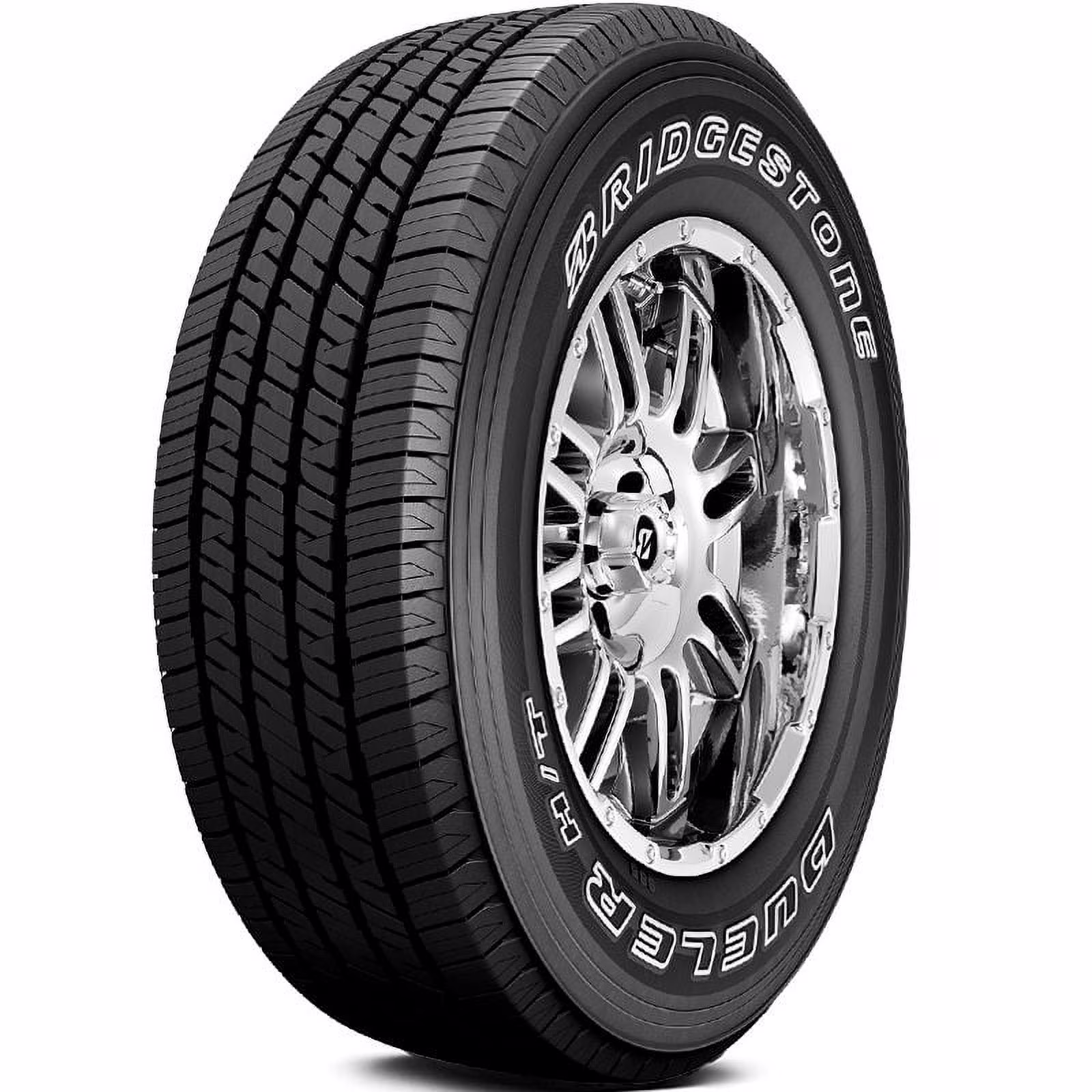 Set of 4 Bridgestone DUELER H/T 685 265/60R20 121/118R E OWL 50000 Mile Warranty Tires BR001350 / 265/60/20 / 2656020 Fits: 2022 Toyota Tundra SR TRD Off-Road, 2022 Chevrolet Silverado 1500 LTD LT Trail Boss