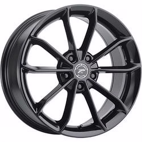 Platinum 457Bk Revelation 18x8 5x100 +35et Gloss Black And Clear-Coat Wheel Fits select: 2003-2023 TOYOTA COROLLA, 1998-2018 SUBARU FORESTER
