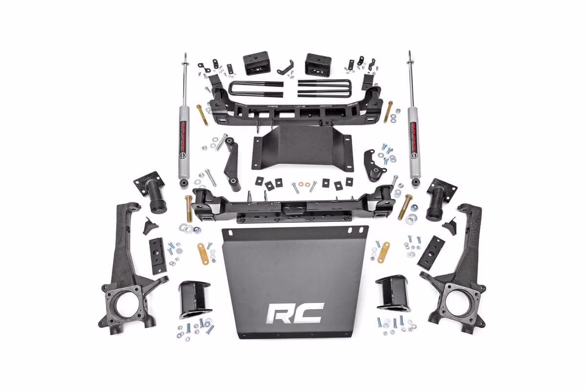Rough Country 4" Lift Kit (fits) 2016-2020 Tacoma | N3 Shocks | Skid Plate | Knuckle Suspension System | 75720