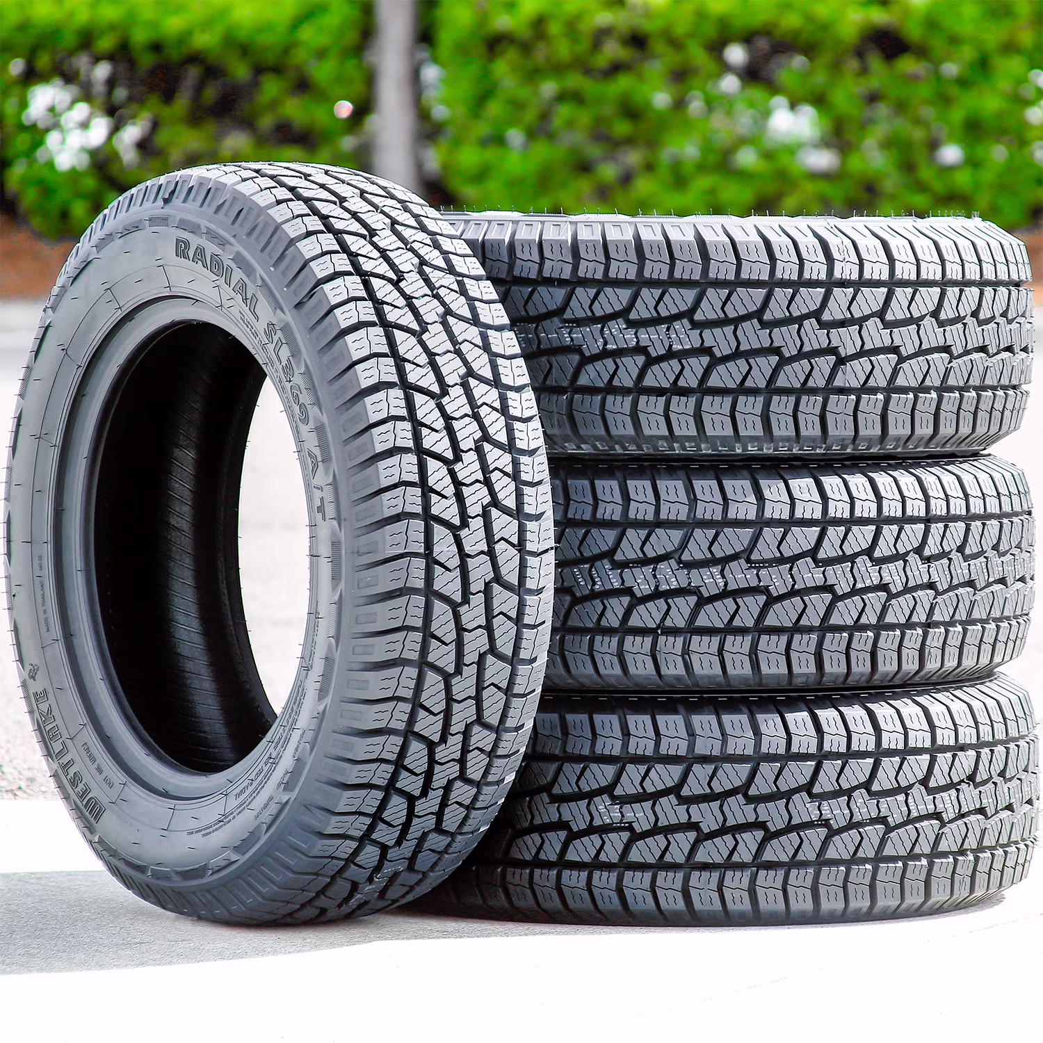 Set of 4 (FOUR) Westlake Radial SL369 A/T 265/75R16 116S AT All Terrain Tires Fits: 1996-99 Chevrolet Tahoe Base, 1990-98 Chevrolet K1500 WT