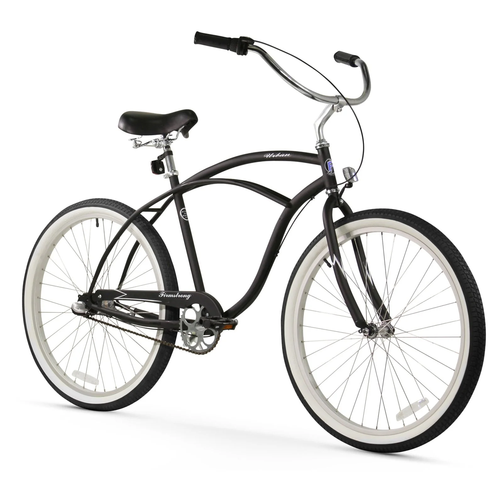 Firmstrong Urban Man, 26", Men's, Seven Speed, Matte Black