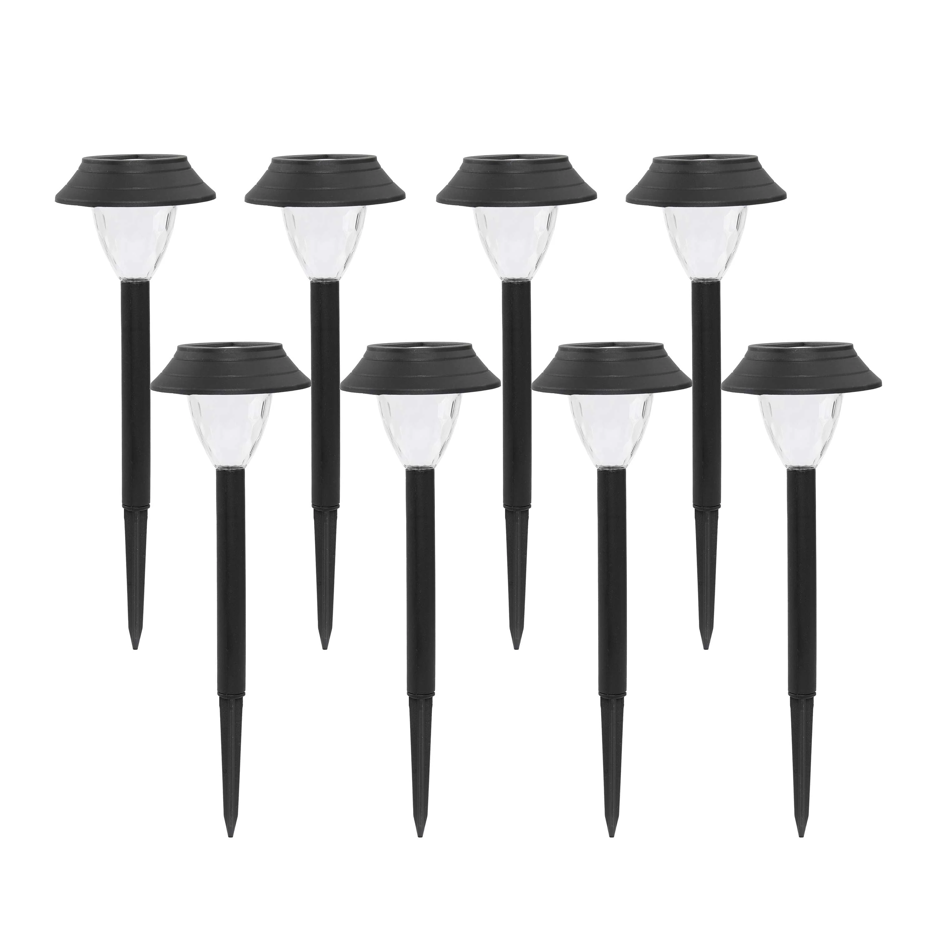Westinghouse Solar Powered Lanscape Light Set, Warm White Light in Black Finish (Set of 10)