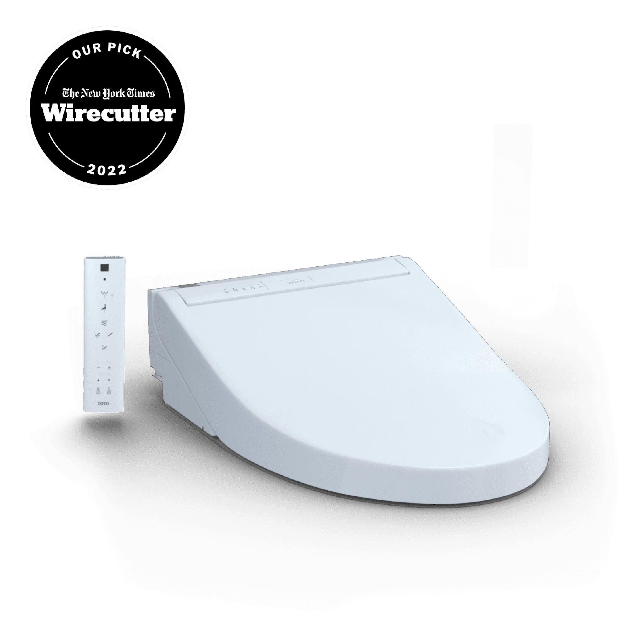 TOTO? WASHLET? C5 Electronic Bidet Toilet Seat with PREMIST and EWATER+ Wand Cleaning, Elongated, Cotton White - SW3084#01