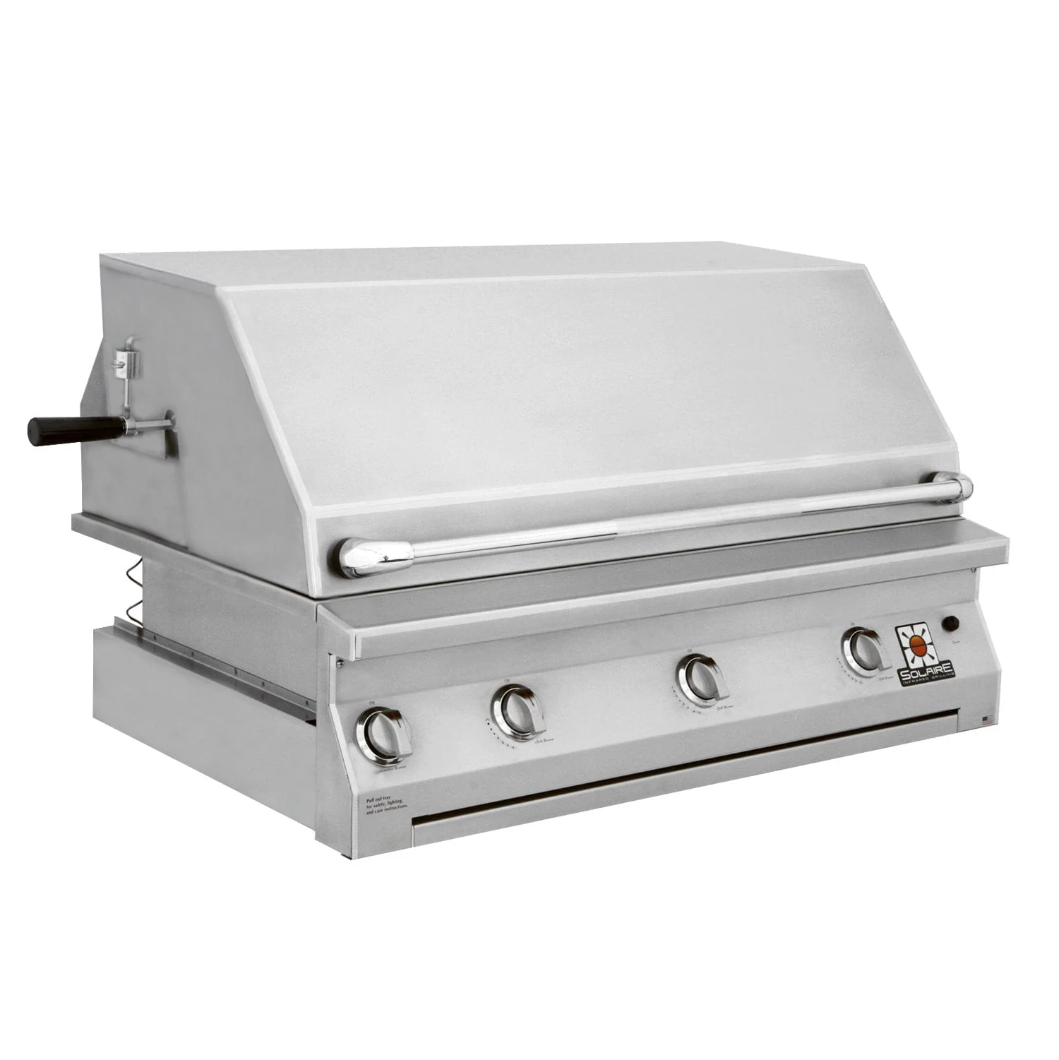 Solaire Deluxe InfraVection Built-In Grill with Rotisserie, 42-Inches, Propane
