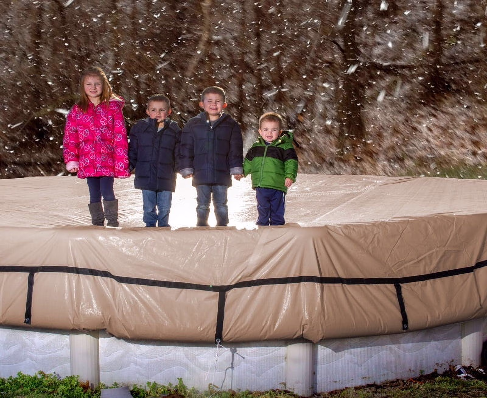 Hurricane Round Above Ground Pool Covers - Unmatched Wind Assurance up to 50 MPH!
