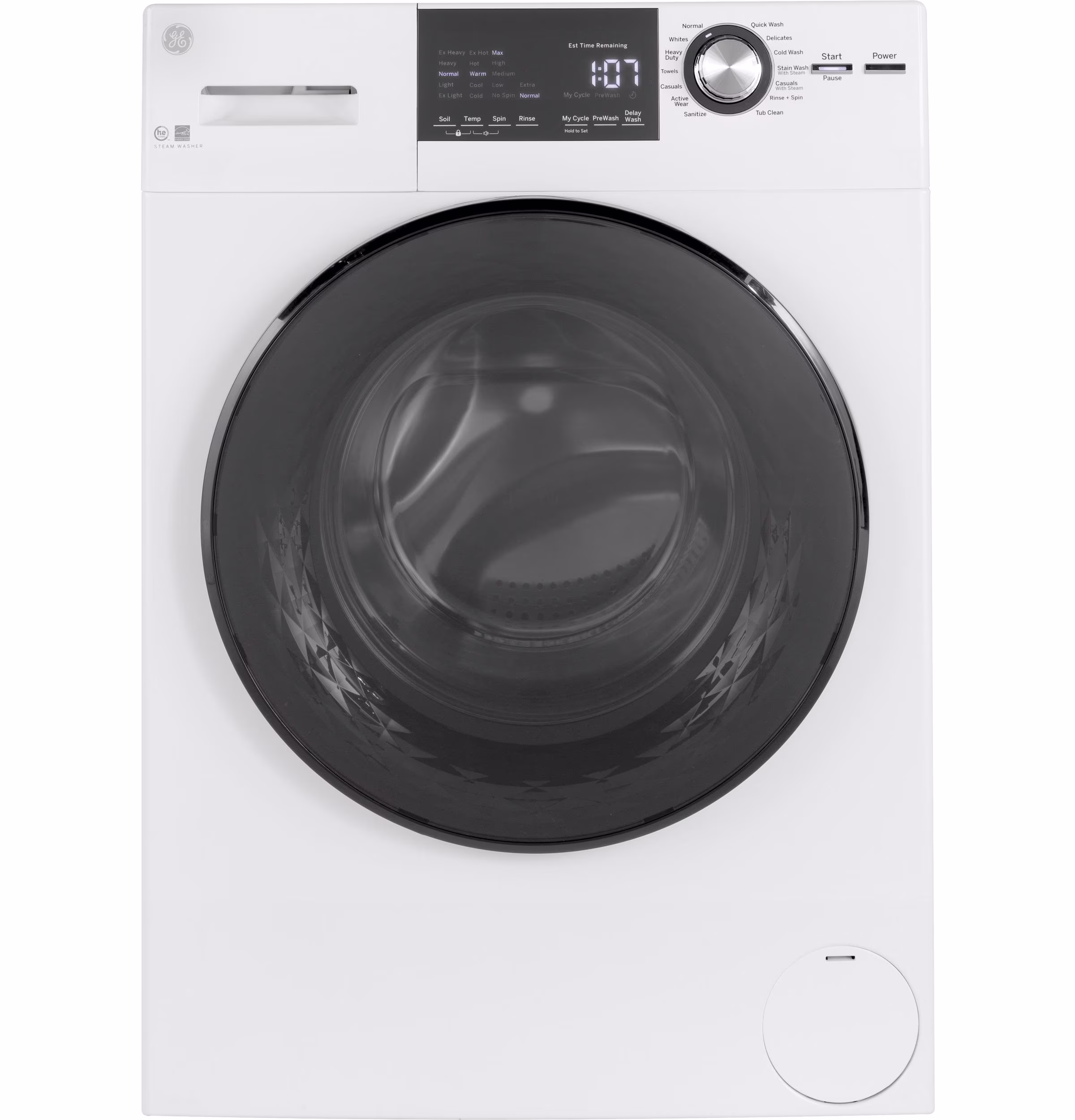 GE APPLIANCES GFW148SSMWW front load washer
