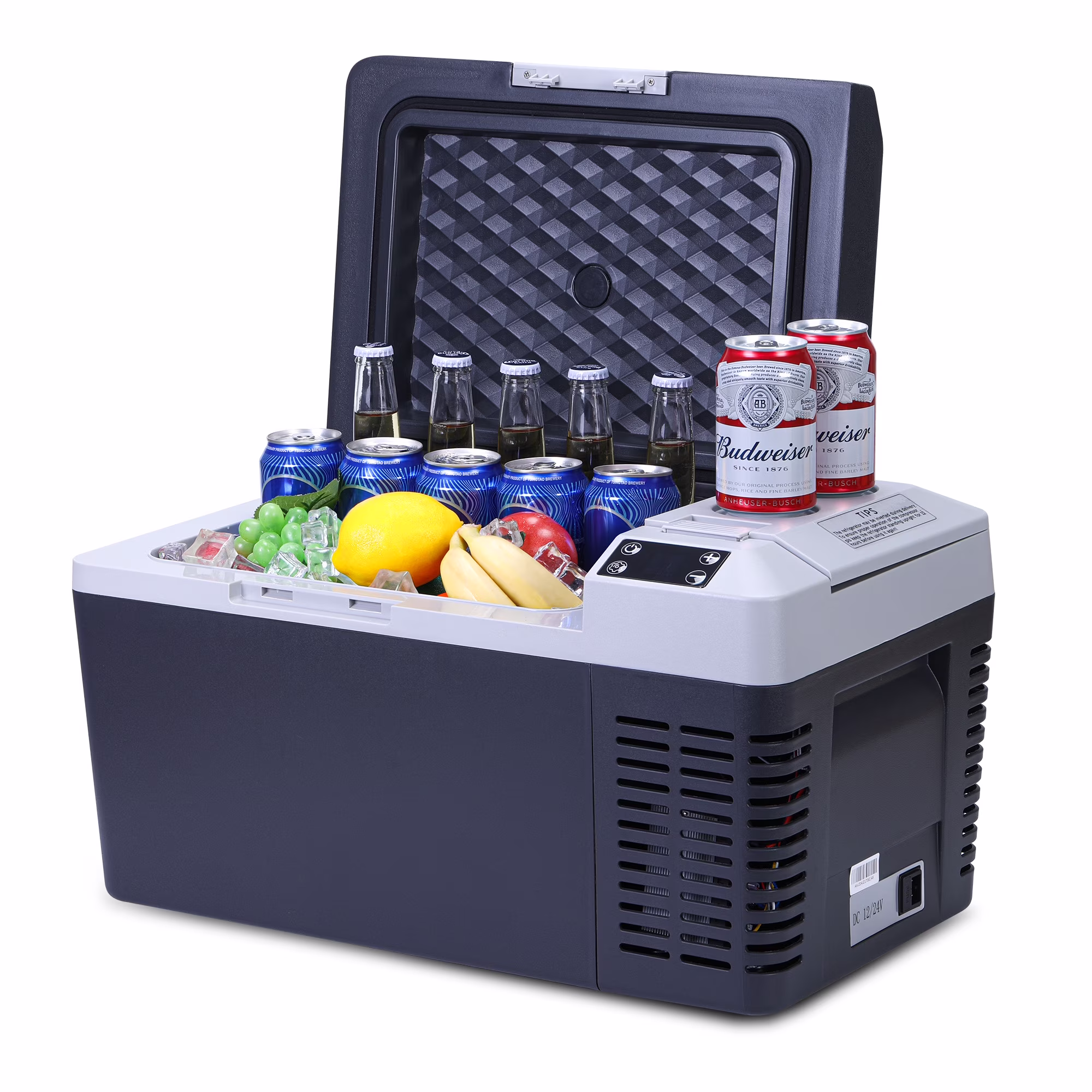 M optimized 12V Refrigerator 21 Quart Portable Refrigerator -7.6a?? to 50a??, 20L RV Freezer, Car Fridge with 12/24V DC and 110-240V AC, Portable Freezer Car Cooler for Camping Travel Outdoor & Home