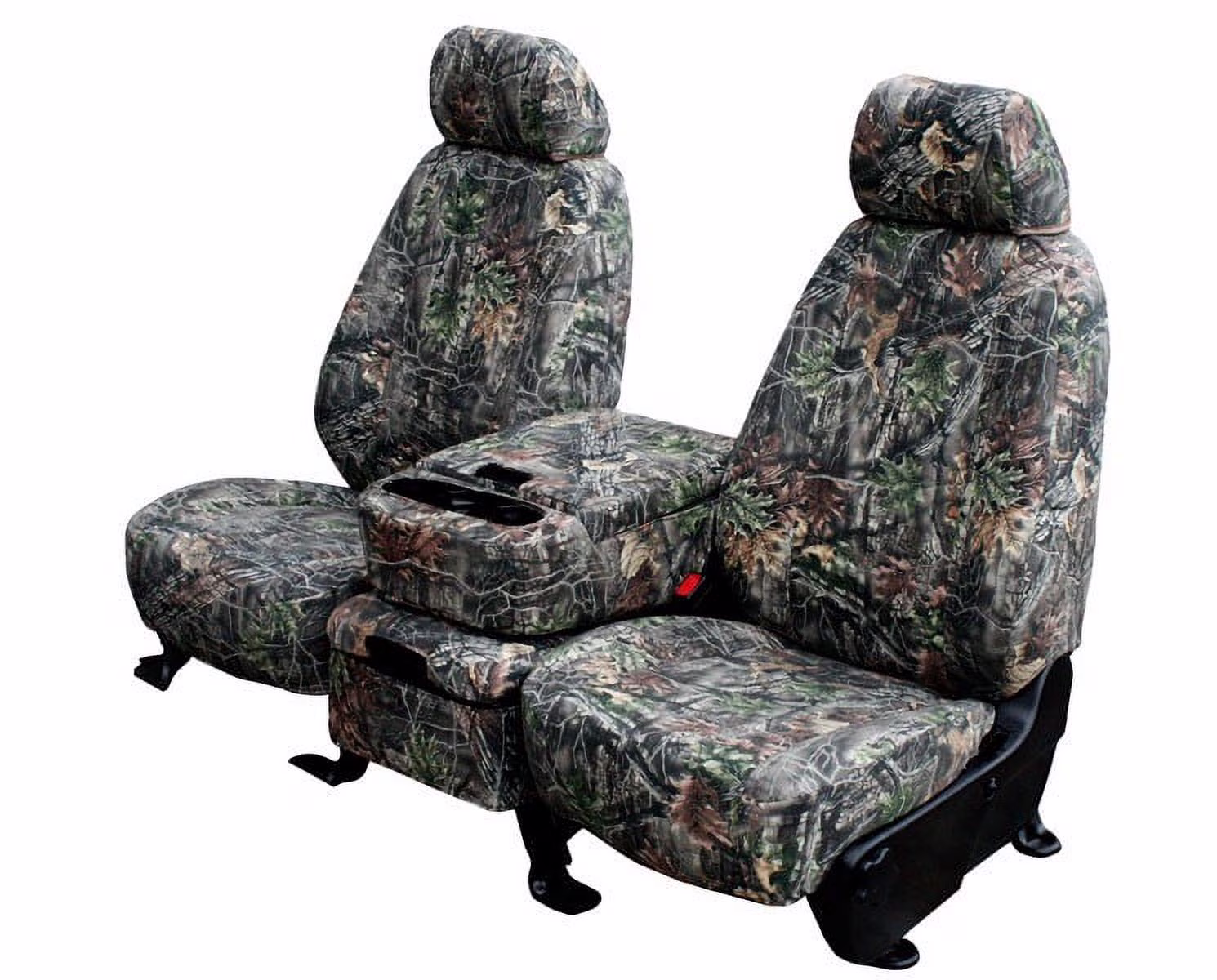 CalTrend Front Buckets Camo Seat Covers for 2006-2008 Dodge Ram 1500 - DG282-93KK Hunter Camo Insert and Trim