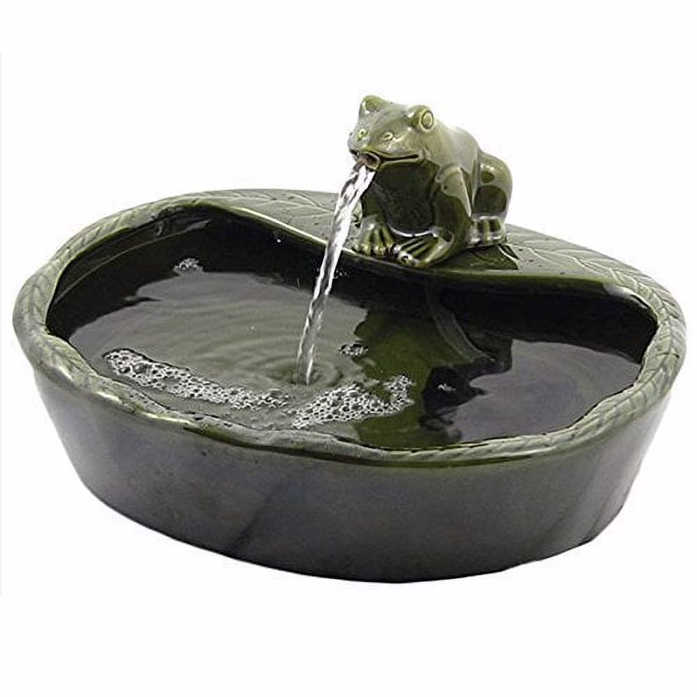 ASC Terracotta Sundance Ceramic Solar Water Fountain