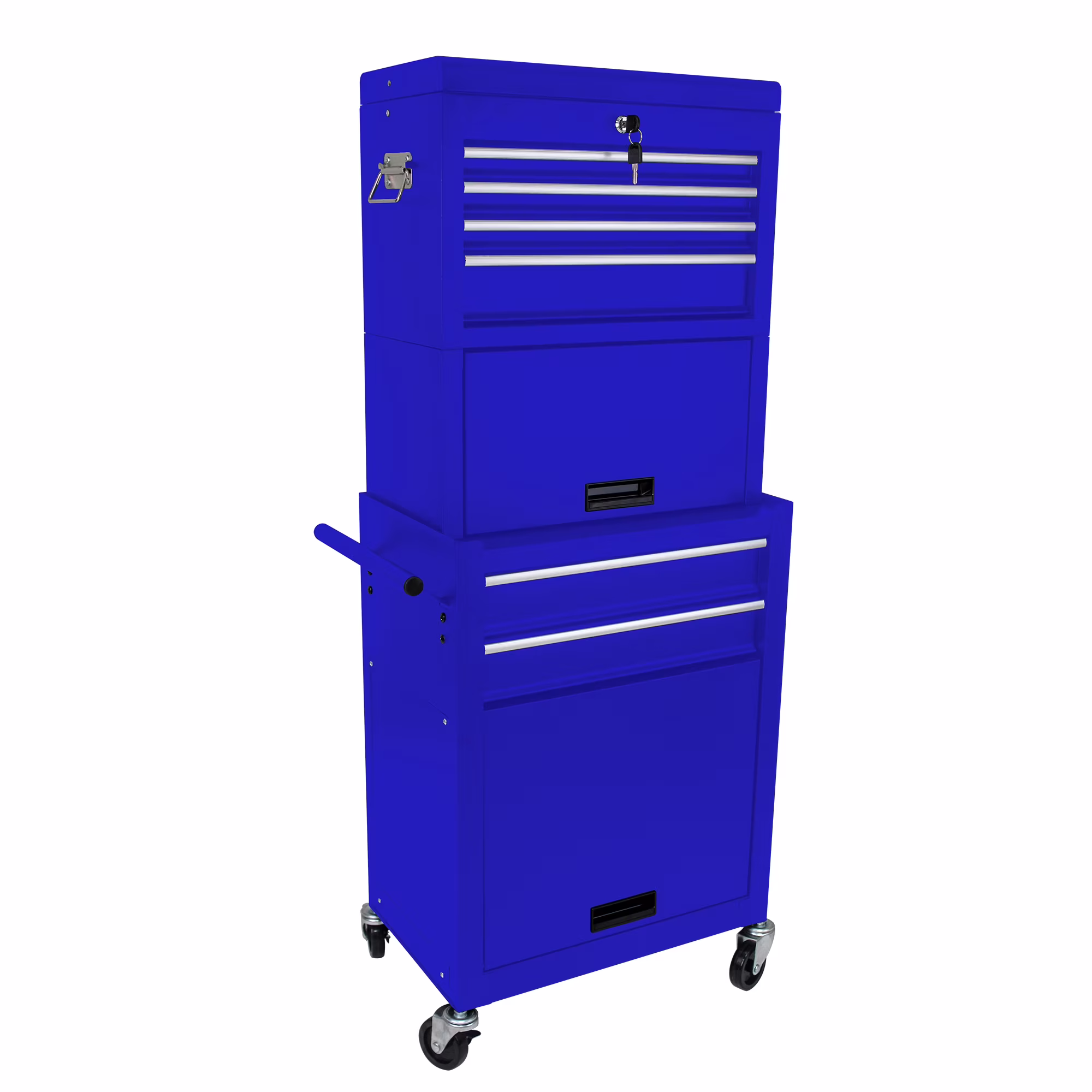 RONSHIN 6-Drawer Rolling Tool Cabinet with 4 Wheels Removable Tool Chest Organizer with Secure Locking System Large Storage