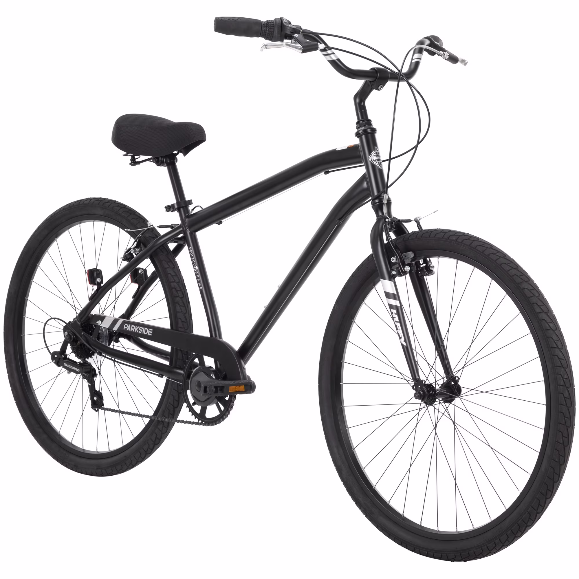 27.5" Mens Parkside? 7-Speed Bike, Matte Black