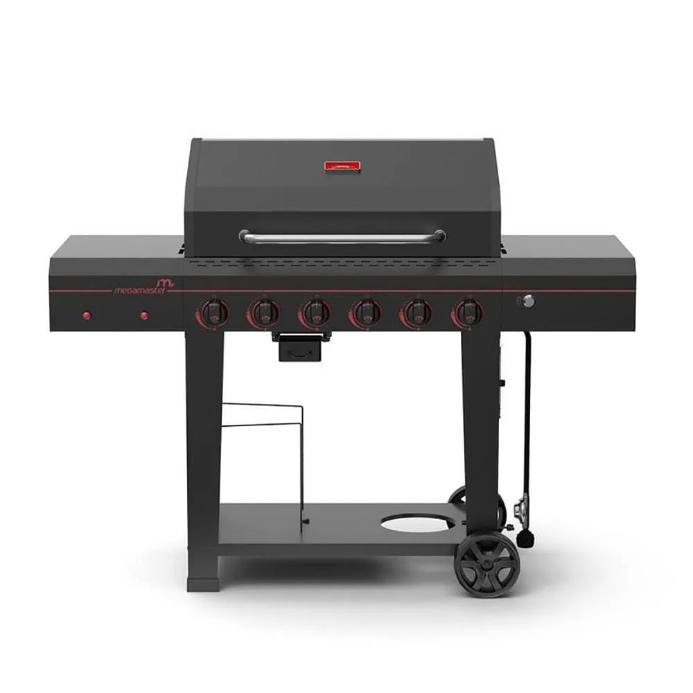 Megamaster 6-Burner 753 Sq. Inch Gas Grill w/ Built In Thermometer