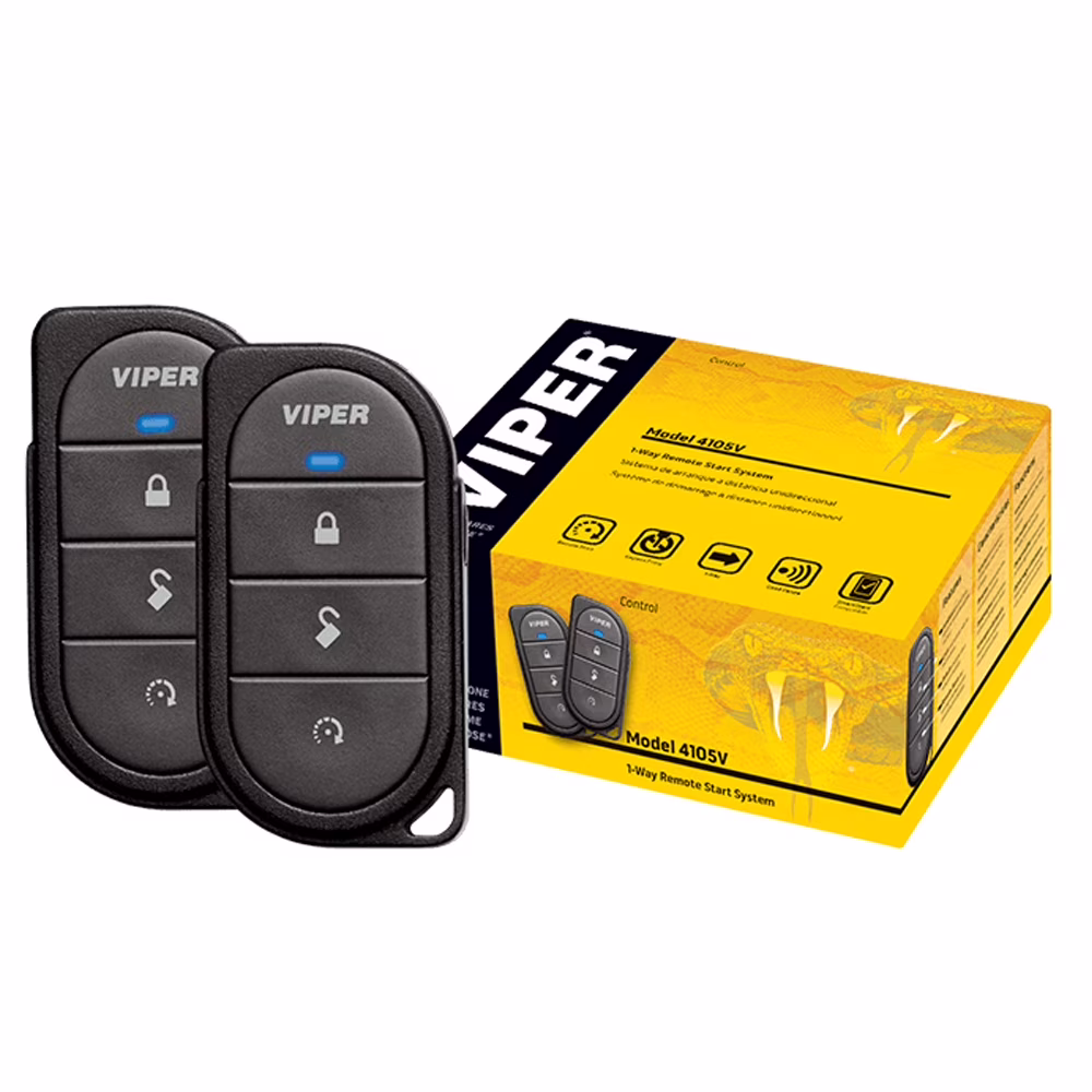 New Viper 4105V 1-Way Car Remote Start System with Keyless Entry